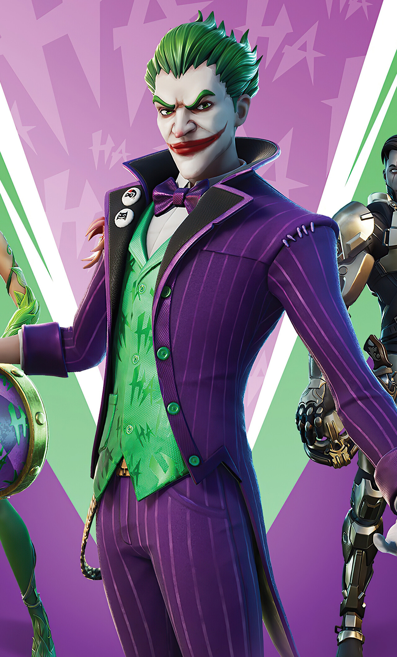 Joker, Fortnite Wallpaper, 1280x2120 HD Phone