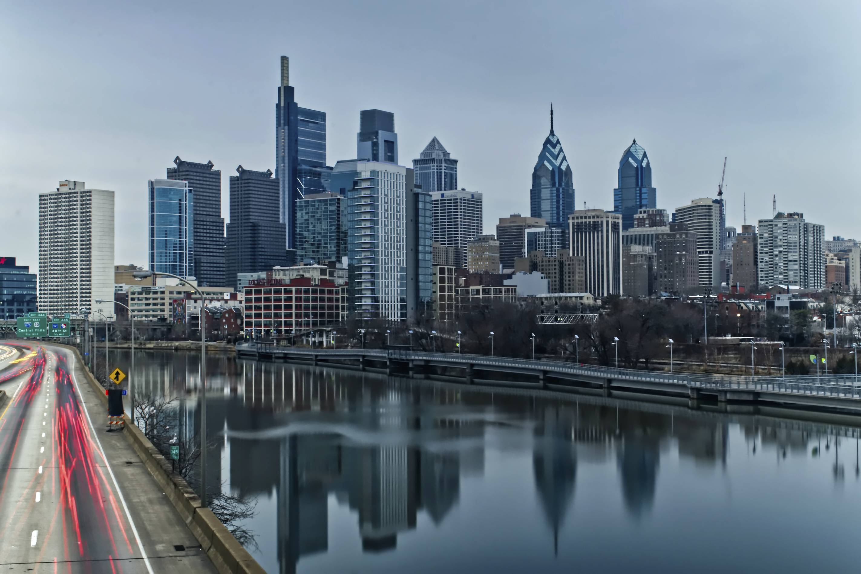 Philly Skyline, Must-see movies, TV shows filmed, Philadelphia, 2850x1900 HD Desktop