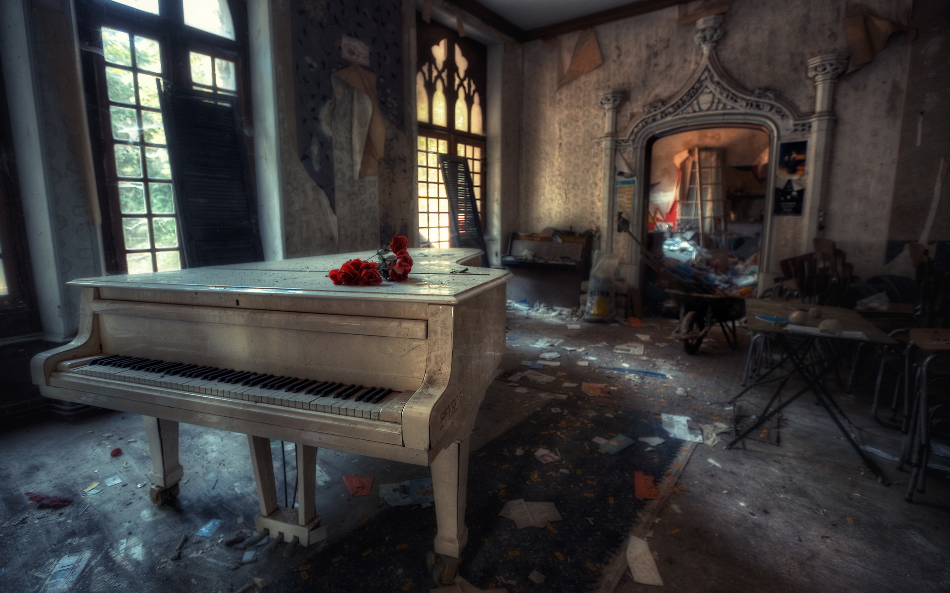 Grand Piano, Timeless serenade, Vintage elegance, Musical sanctuary, 1920x1200 HD Desktop