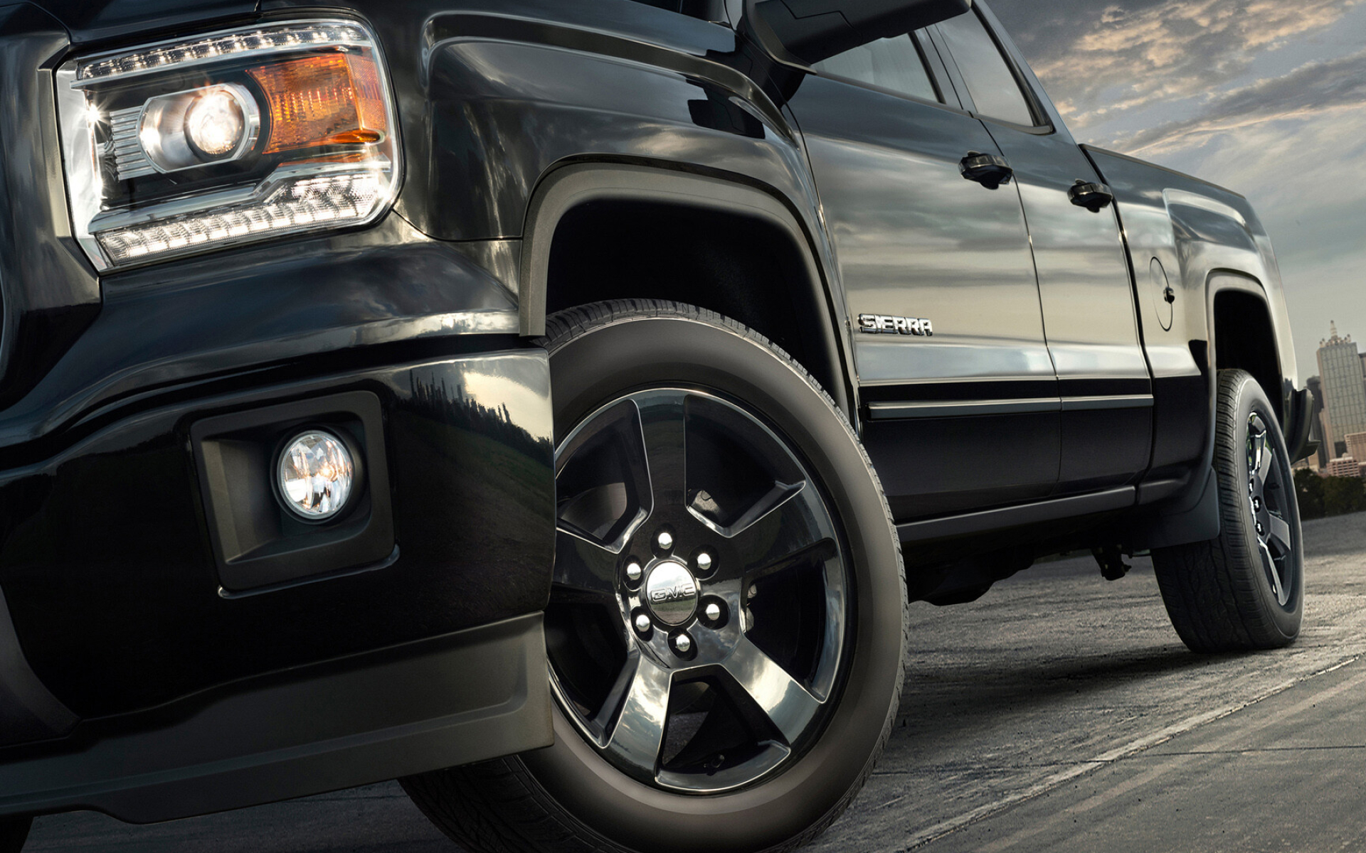 Close-up, GMC Sierra Wallpaper, 1920x1200 HD Desktop