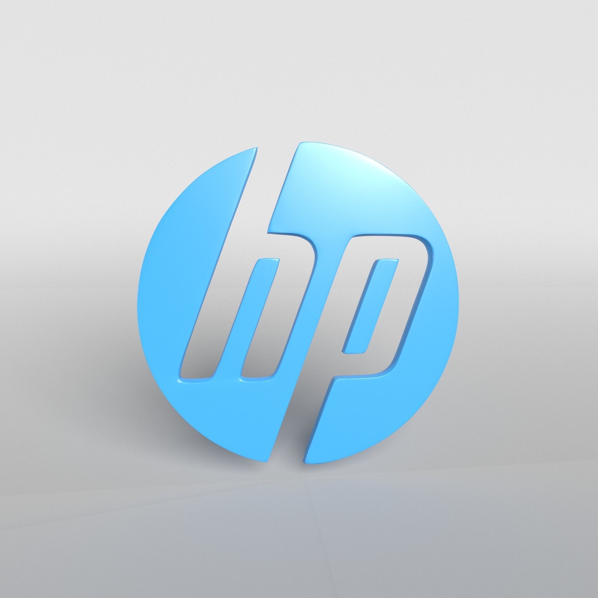 3D Logo, HP Wallpaper, 2050x2050 HD Phone