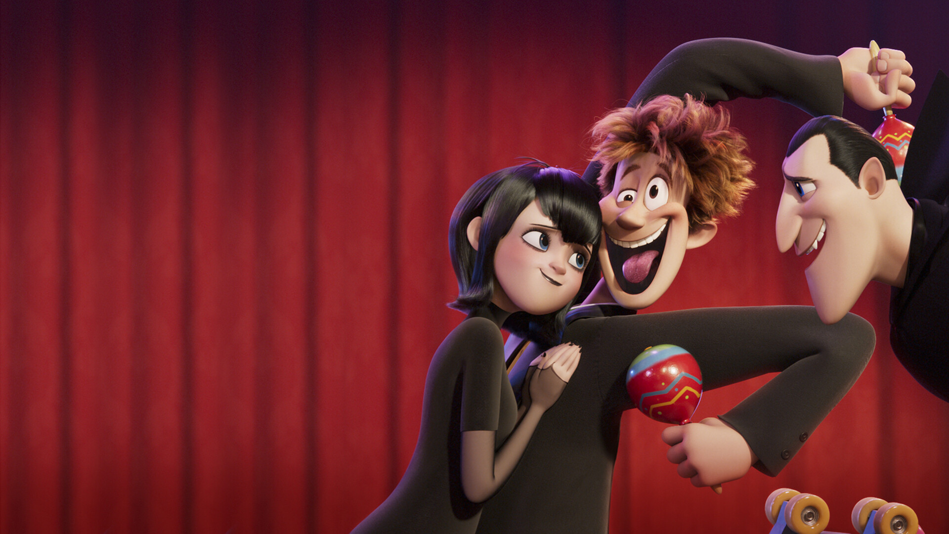 Johnny, Mavis, Drac, Hotel Transylvania: Transformania Wallpaper, 1920x1080 Full HD Desktop