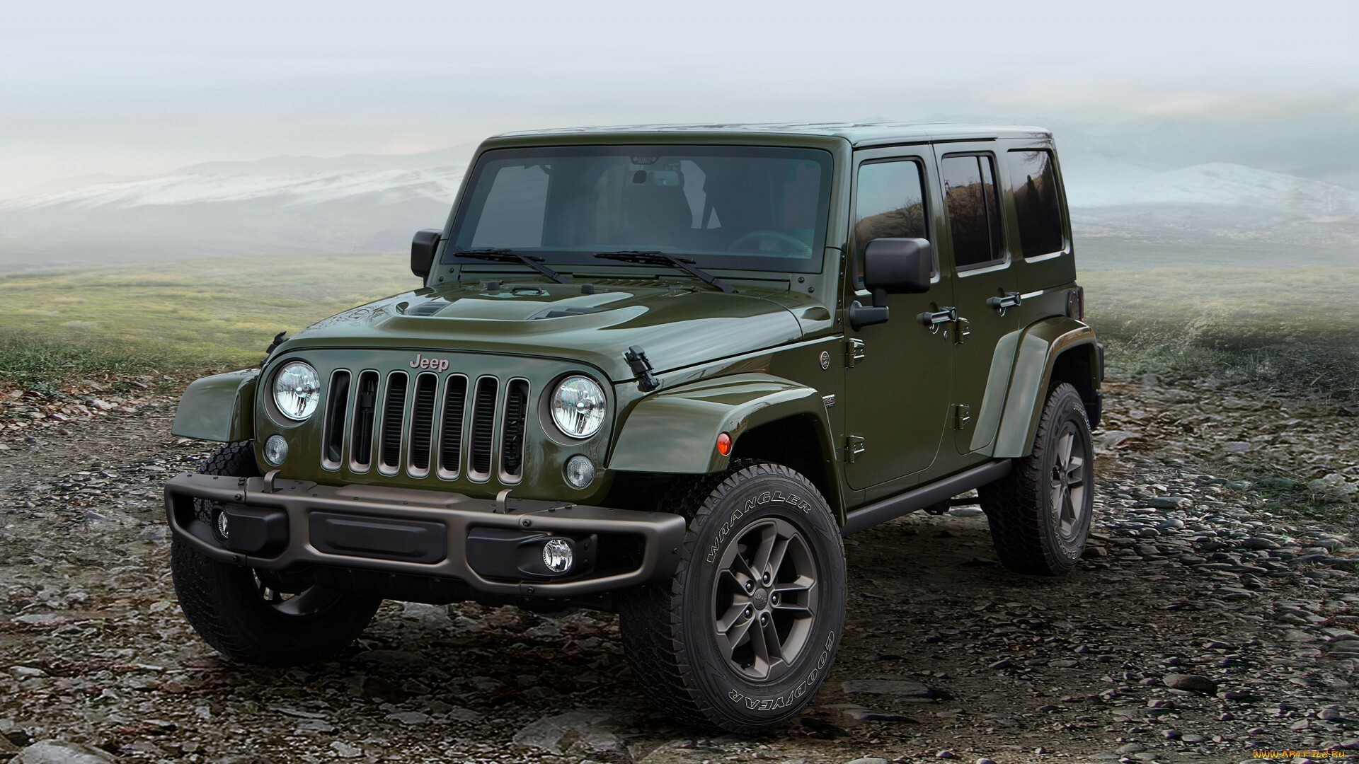 Jeep Wrangler, Legendary status, All-terrain conqueror, Classic design, 1920x1080 Full HD Desktop