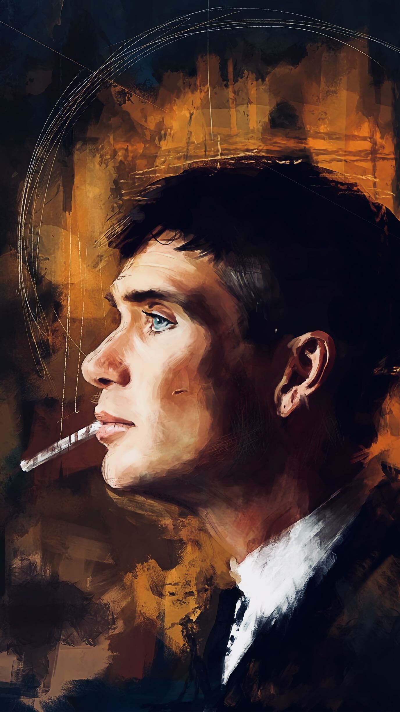 Artwork, Peaky Blinders Wallpaper, 1380x2450 HD Phone