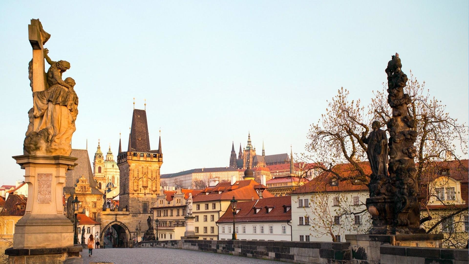 High-resolution scenery, Desktop perfection, Beautiful city, Prague's mesmerizing allure, 1920x1080 Full HD Desktop