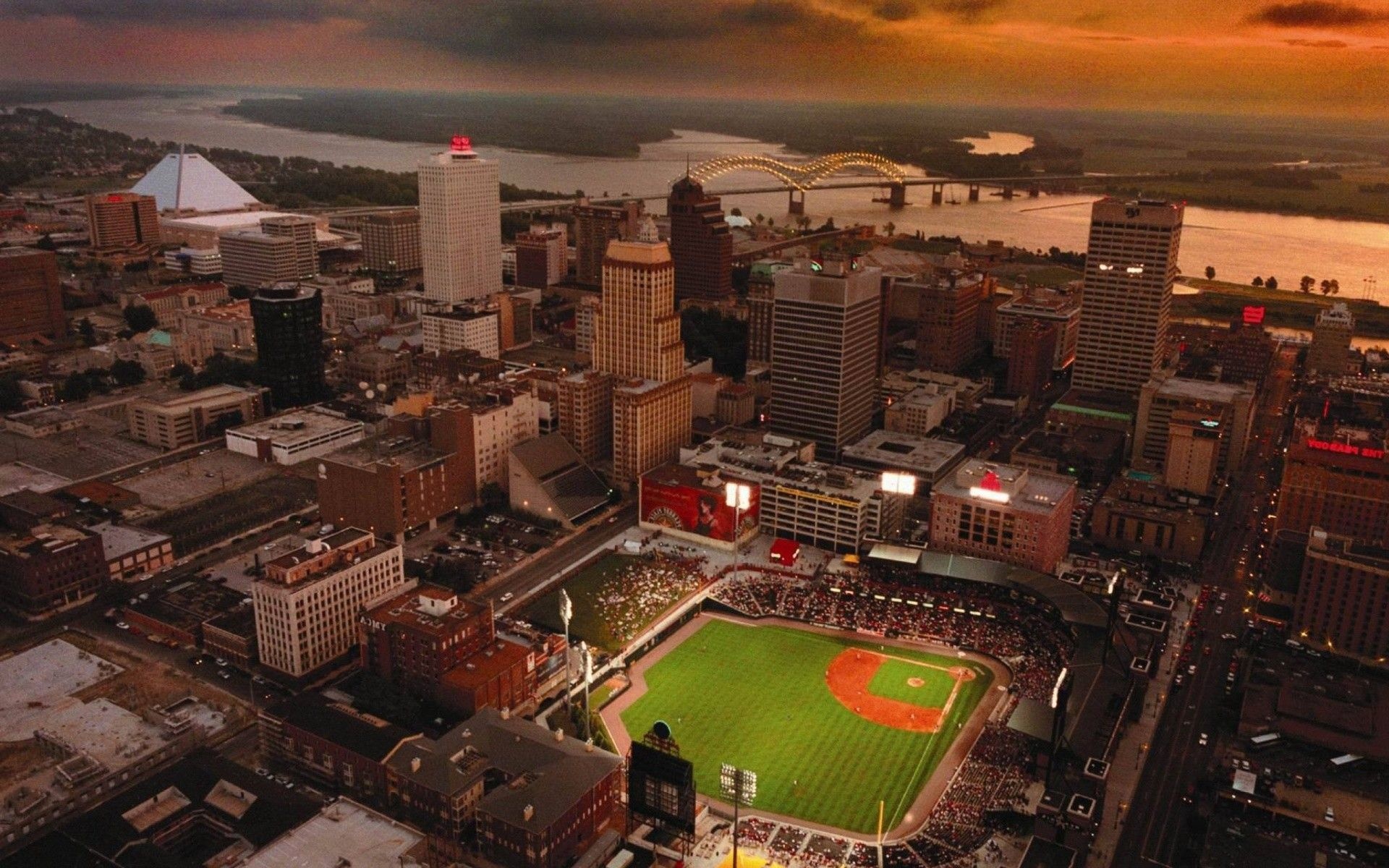 AutoZone Park, Memphis (Tennessee) Wallpaper, 1920x1200 HD Desktop