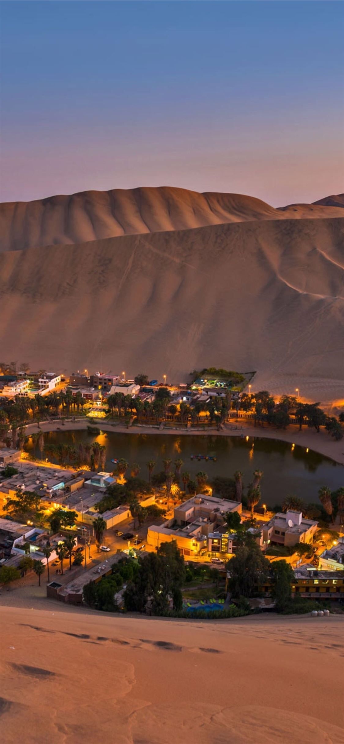 Huacachina, Peru Wallpaper, 1130x2440 HD Phone