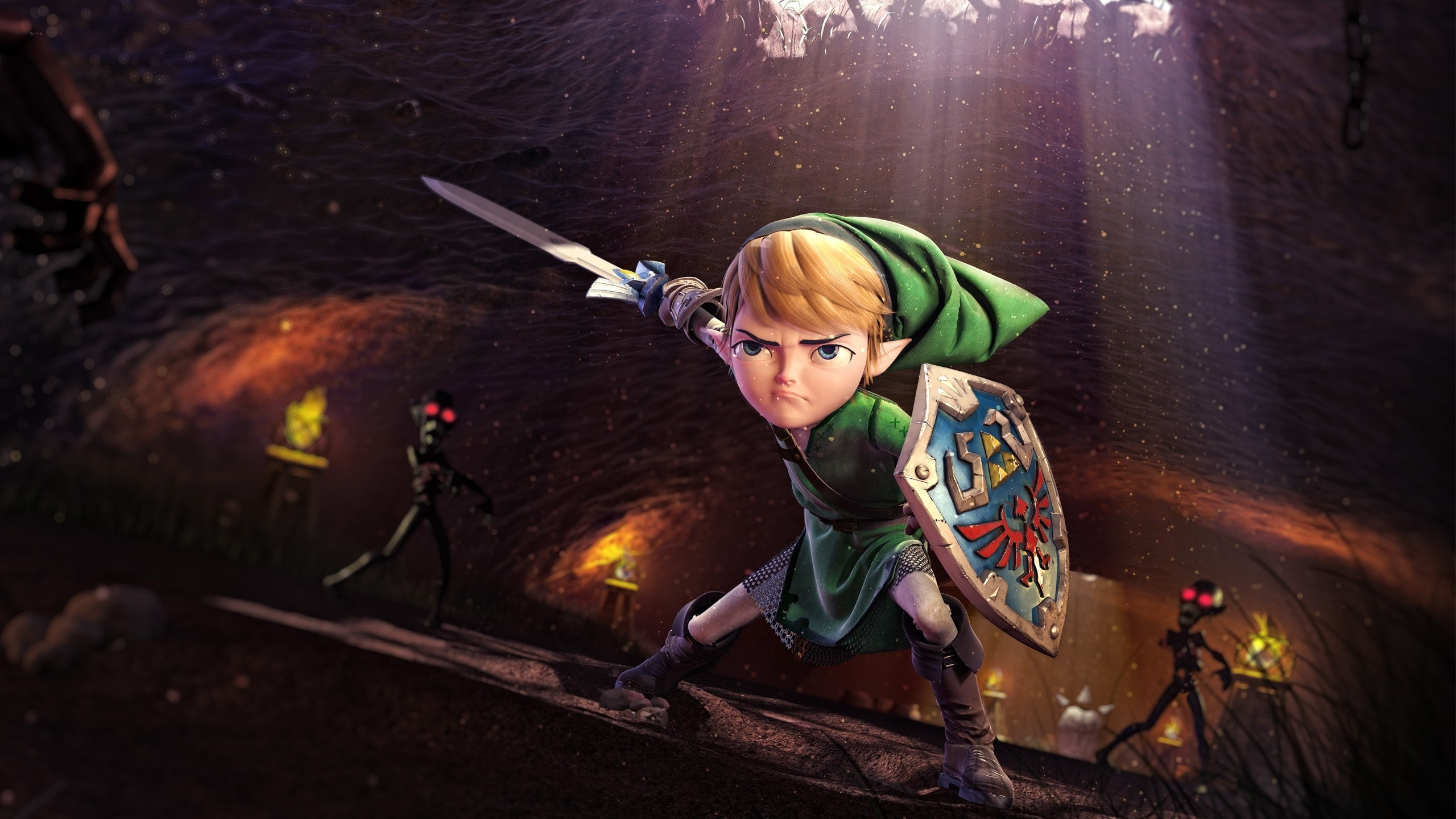 Zelda wallpapers, Gaming art, Classic adventure, Iconic characters, 2560x1440 HD Desktop