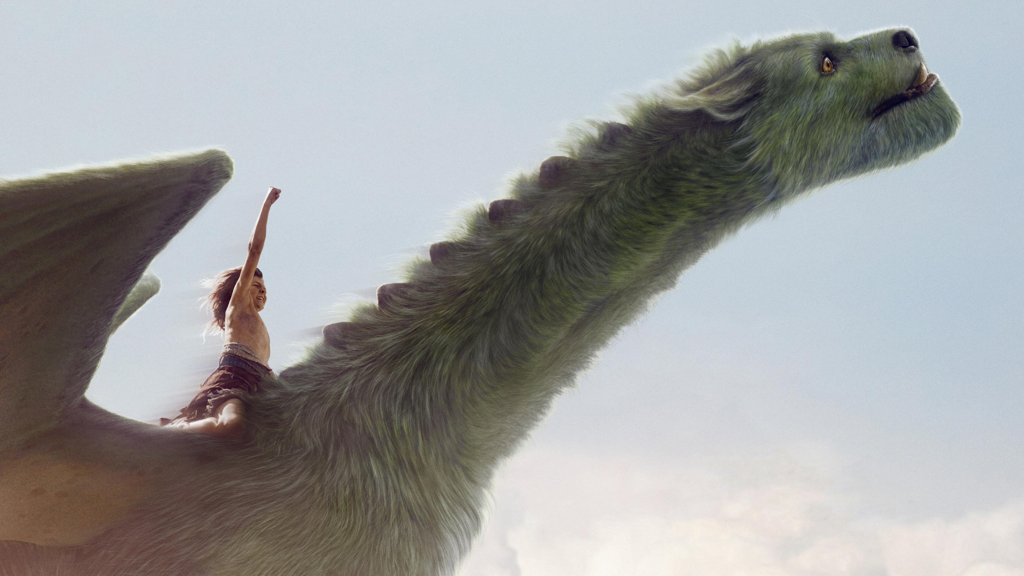 Pete's Dragon, Magical friendship, Adventure tale, Enchanting fantasy, 3510x1980 HD Desktop