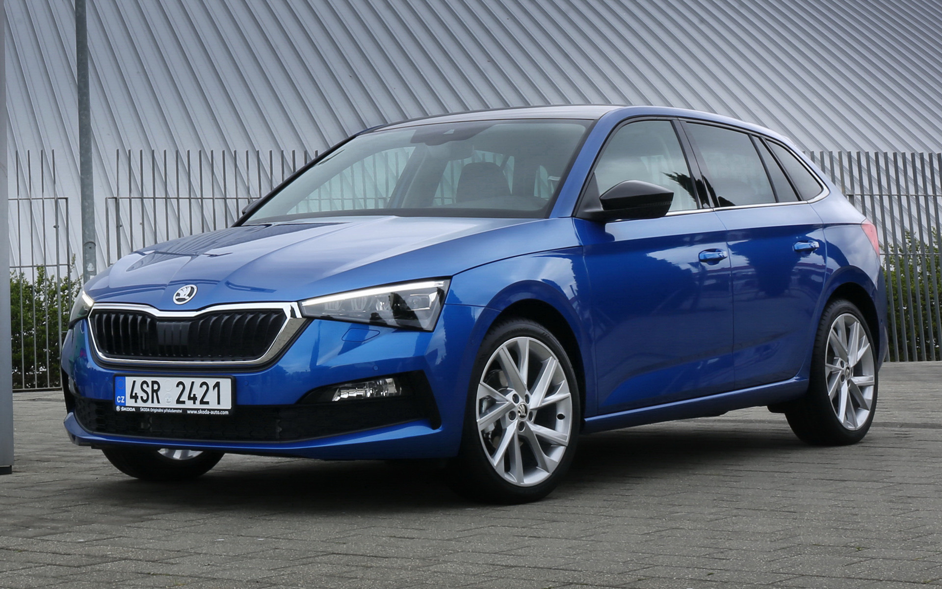 Skoda Scala, Automotive elegance, Modern marvel, Striking design, 1920x1200 HD Desktop