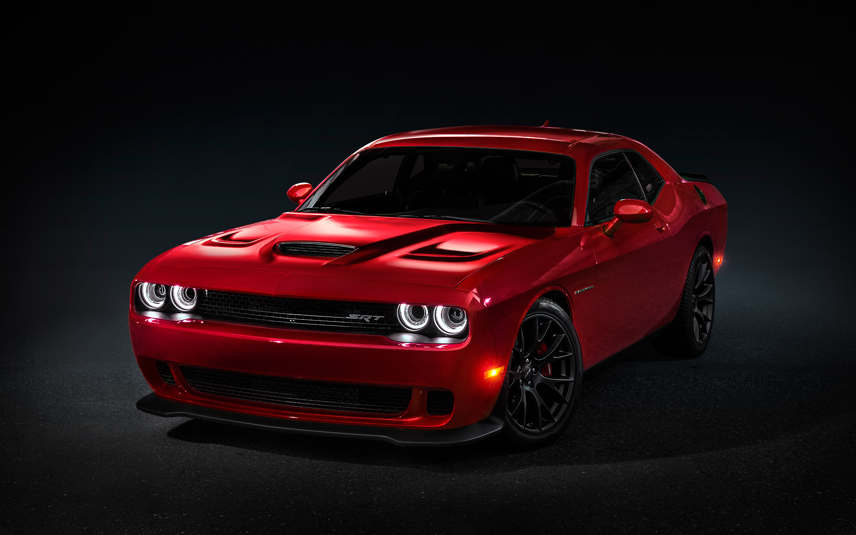 SRT Challenger Front View, Dodge Wallpaper, 2880x1800 HD Desktop