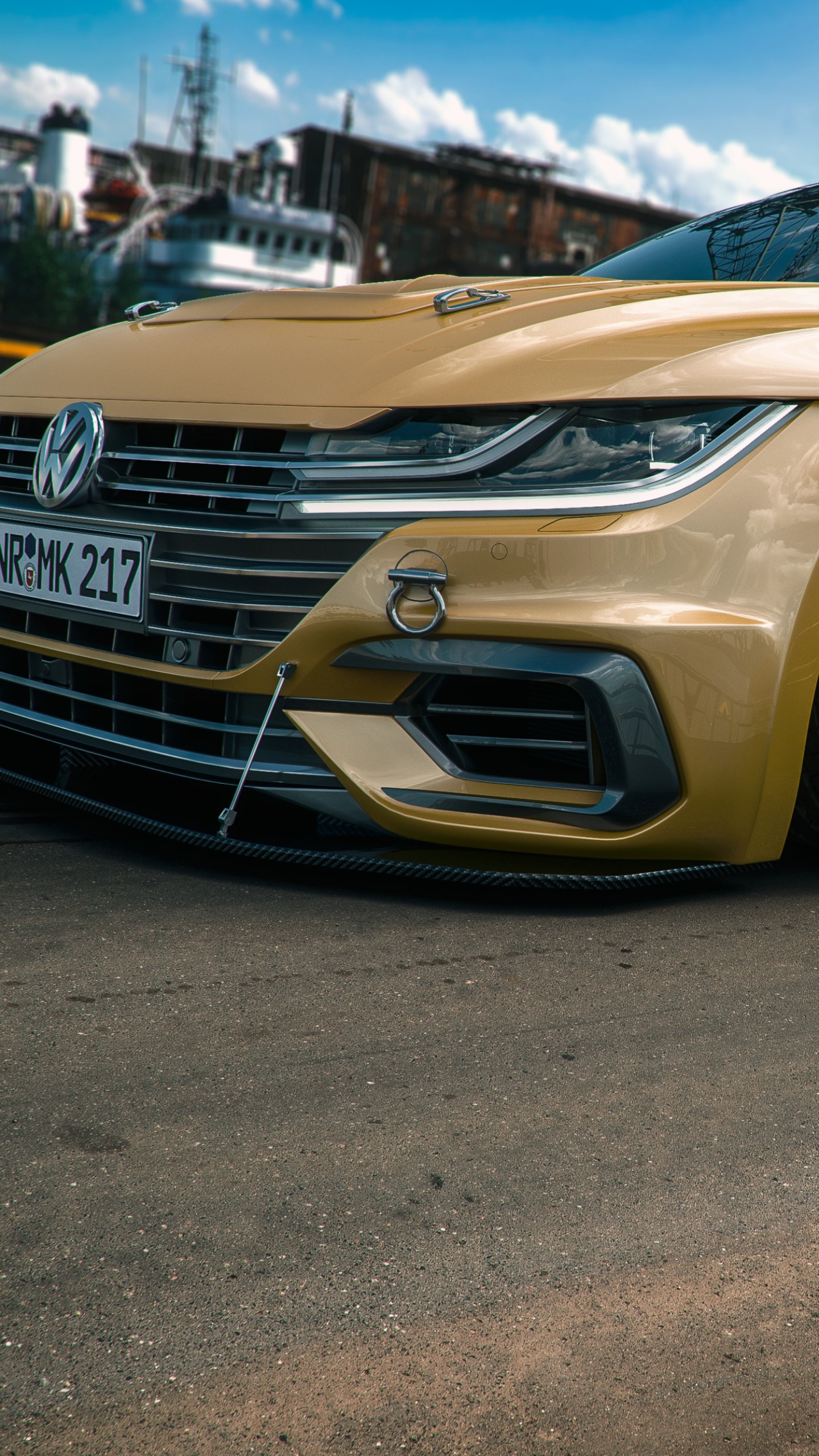 Volkswagen Arteon, R Line custom, 2018 model, 4k cars, 1440x2560 HD Phone