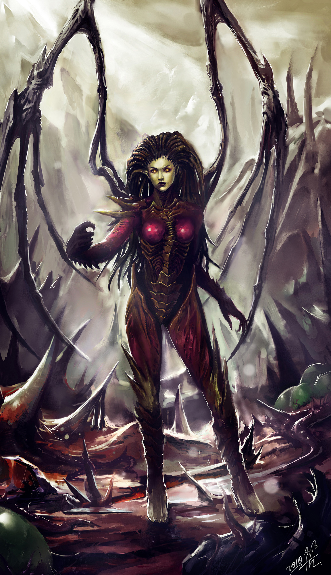 StarCraft 2, Gaming, Sarah Kerrigan, StarCraft, 1160x2000 HD Phone