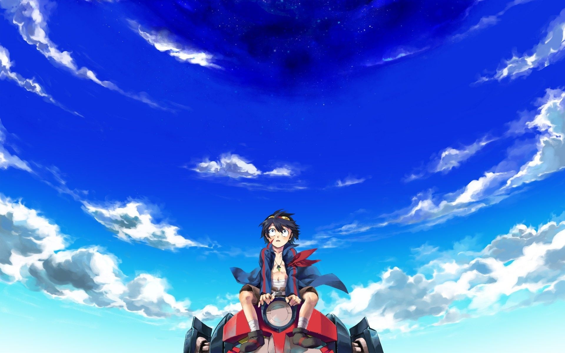 Gurren Lagann, 4K wallpapers, Mecha anime, Futuristic design, 1920x1200 HD Desktop