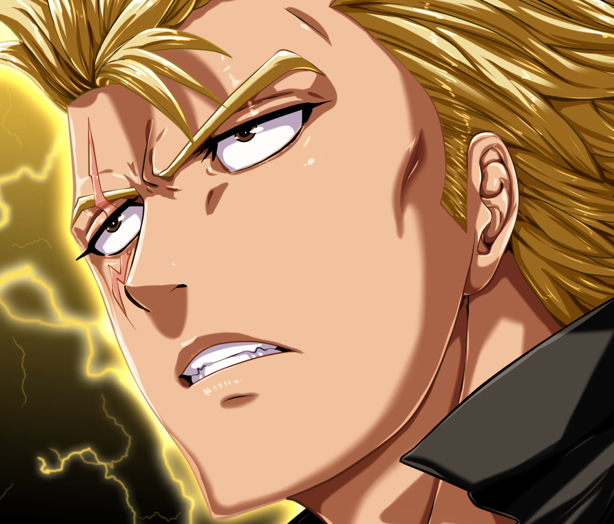 Laxus Dreyar, Fairy Tail series, High definition wallpapers, Striking background, 2000x1710 HD Desktop