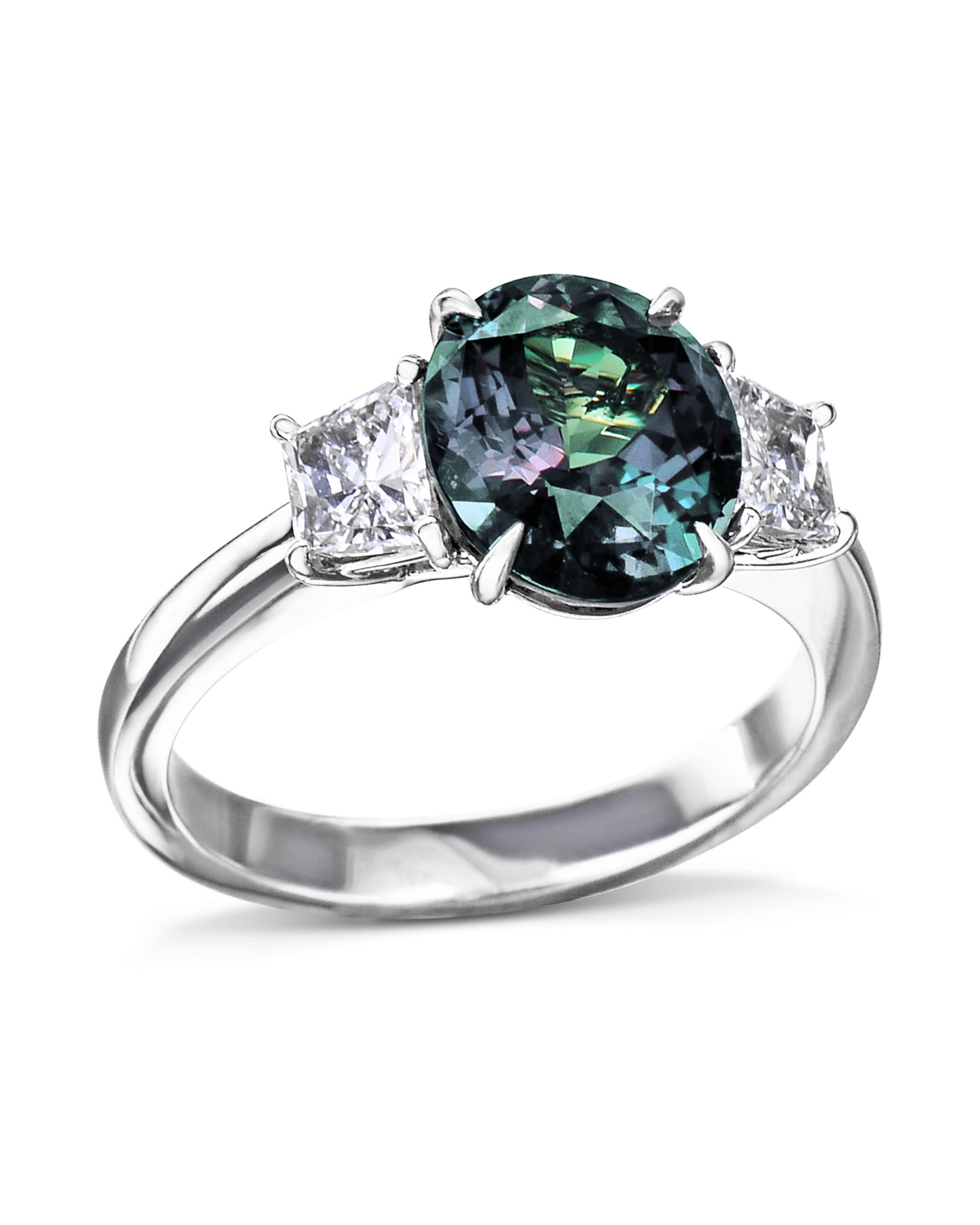 Rare Alexandrite, Three stone ring, 1720x2150 HD Phone