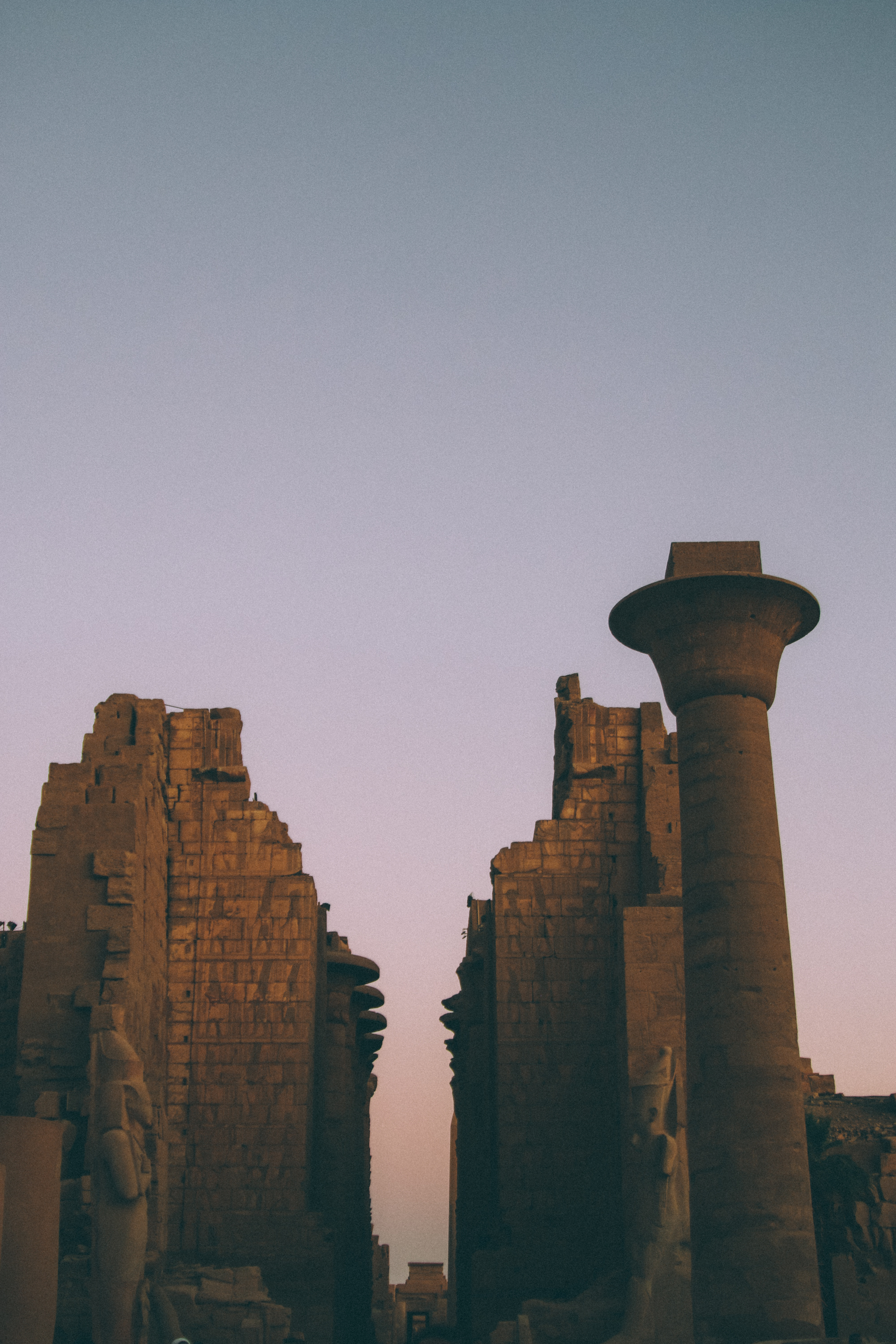 Golden hour, Karnak Temple, Luxor, Passport photograph, 2000x3000 HD Phone