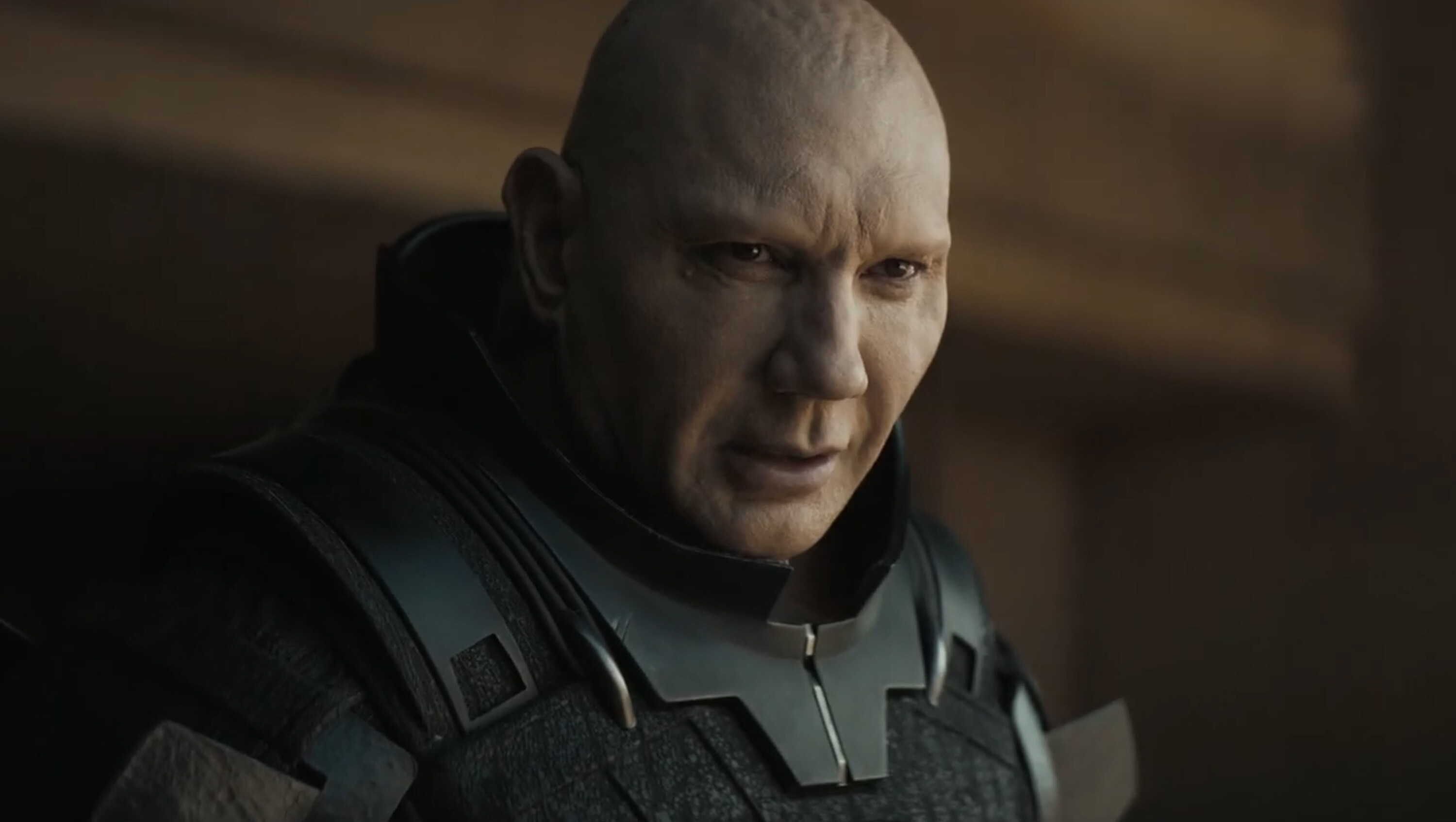 Dave Bautista in Dune movie, Noble houses, Stellar cast, Sci-fi epic, 3000x1700 HD Desktop