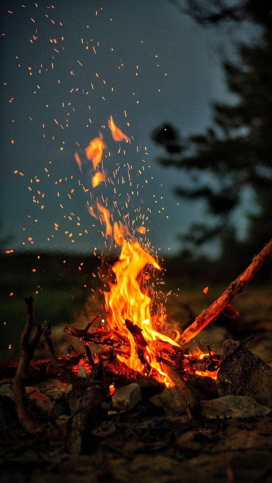 Romantic bonfire wallpapers, Love and warmth, Romantic atmosphere, 1080x1920 Full HD Phone