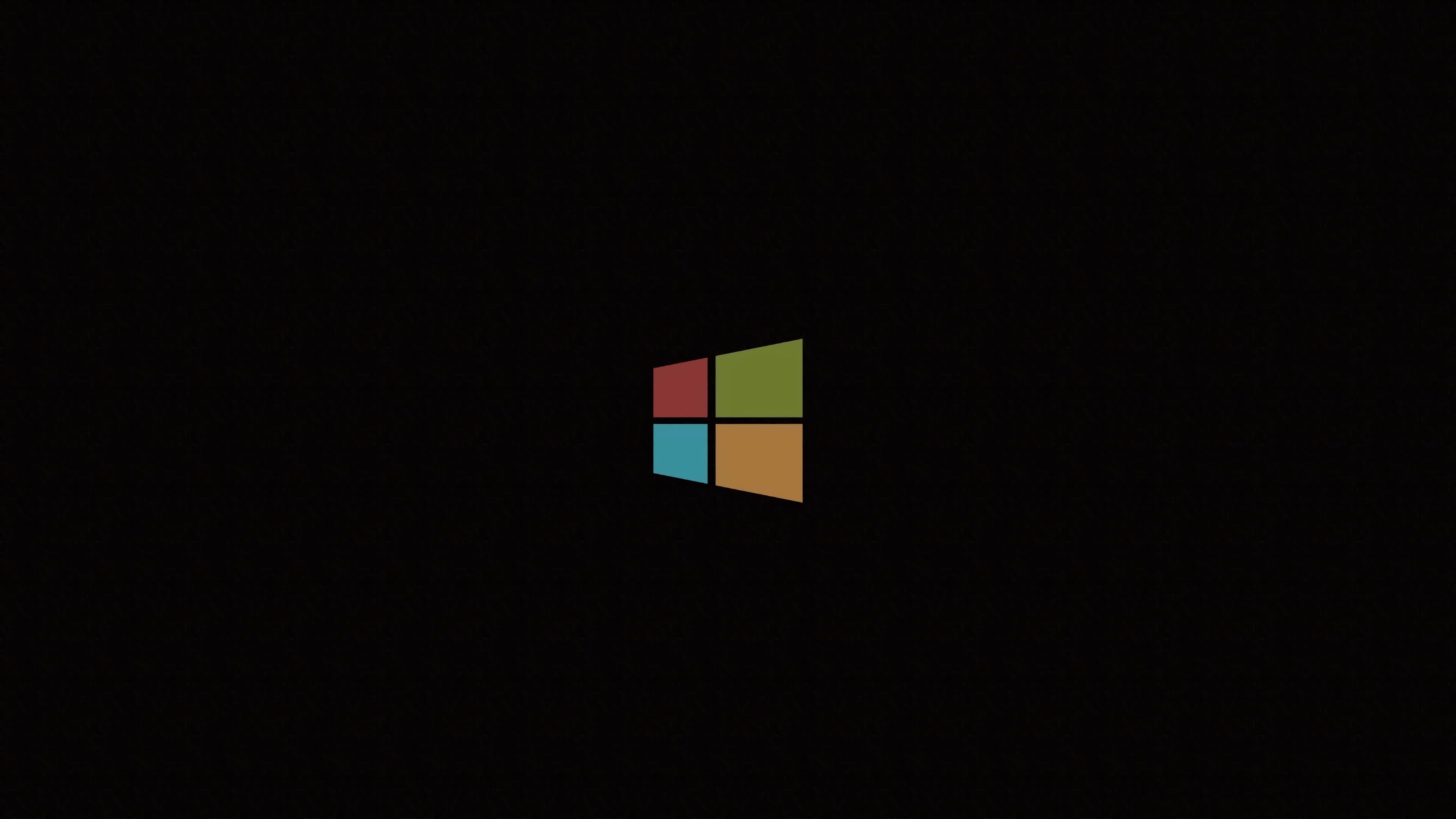 Simple background, Minimalism, Microsoft, Black background, 3840x2160 4K Desktop