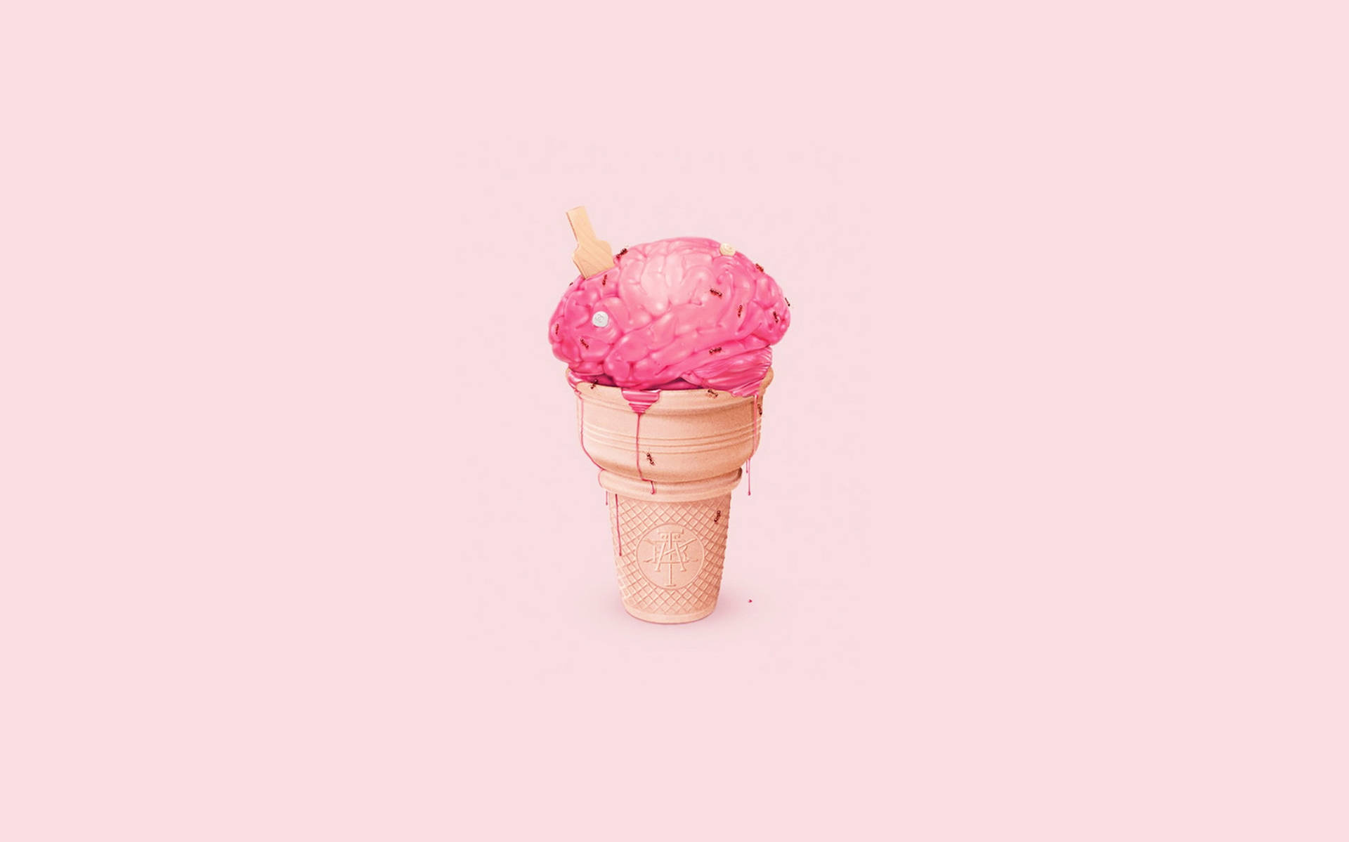 Ice cream, Cute Pink Wallpaper, 1920x1200 HD Desktop