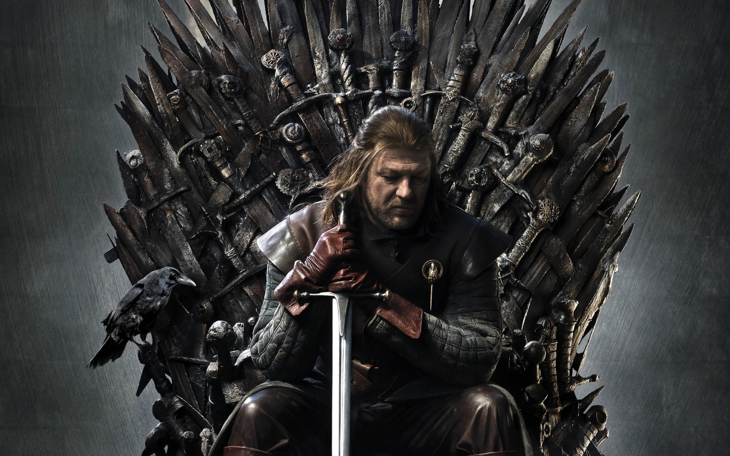 Ned Stark, Iron Throne Wallpaper, 2560x1600 HD Desktop