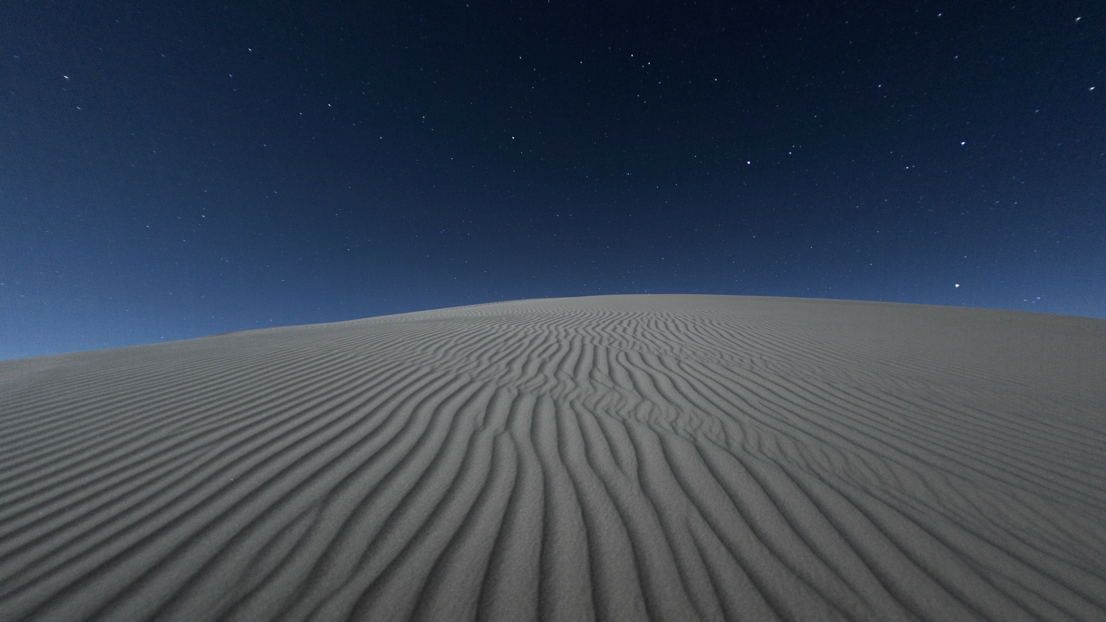 4K desert sand night wallpaper, Nighttime enchantment, Moonlit magic, Desert's nocturnal charm, 3840x2160 4K Desktop