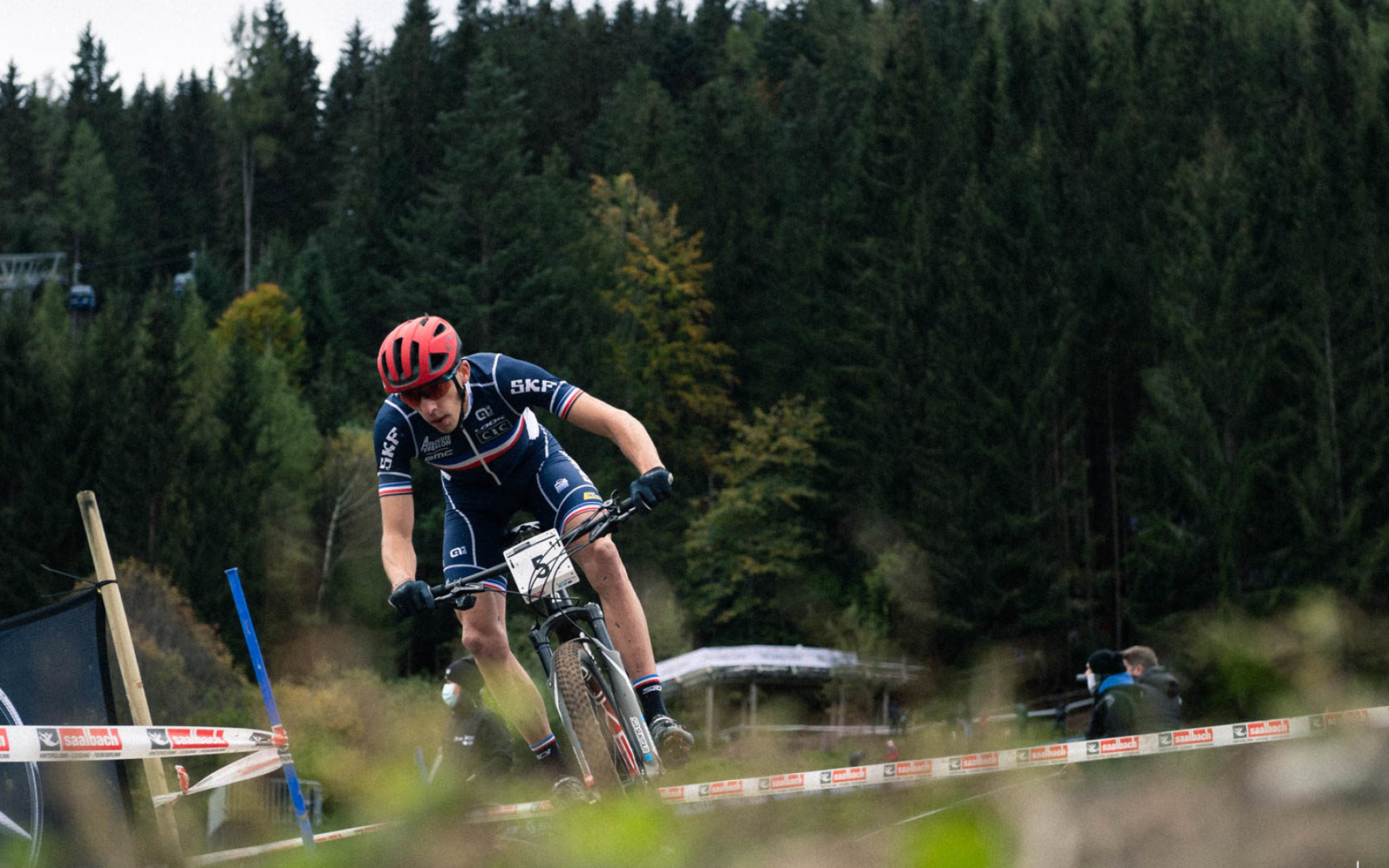 Jordan Sarrou, Leogang 2020, World champion title, French mountain biker, 2050x1280 HD Desktop