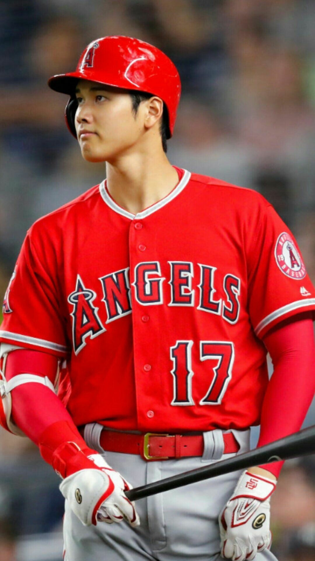 Shohei Ohtani, Impressive skills, Fearless athlete, Versatile talent, 1080x1930 HD Phone