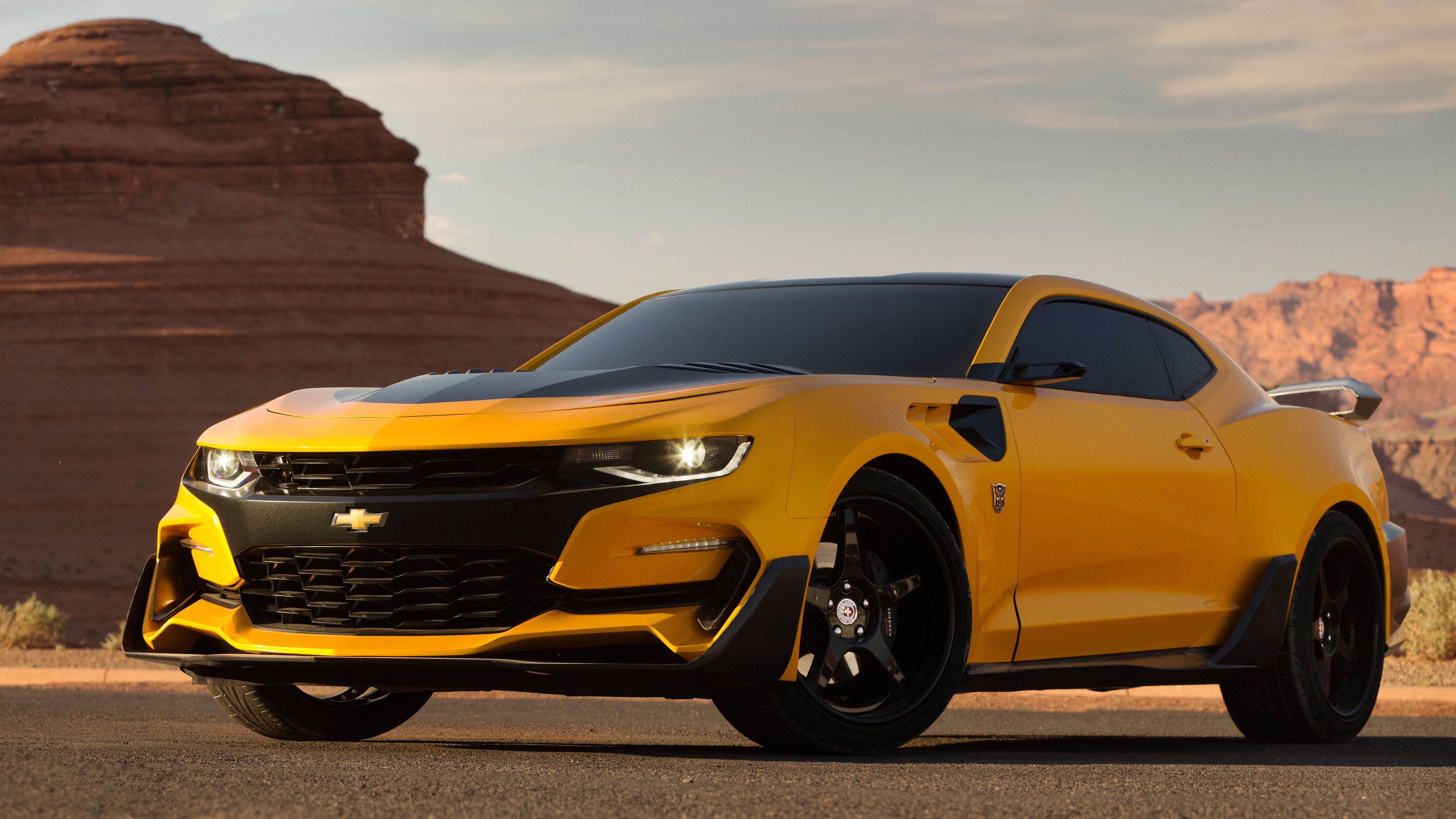 Chevrolet Camaro, Bumblebee Wallpaper, 3840x2160 4K Desktop