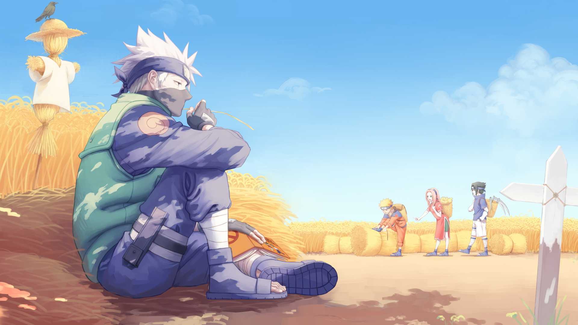 Anime Naruto, Team 7, Memorable characters, Epic adventures, 1920x1080 Full HD Desktop