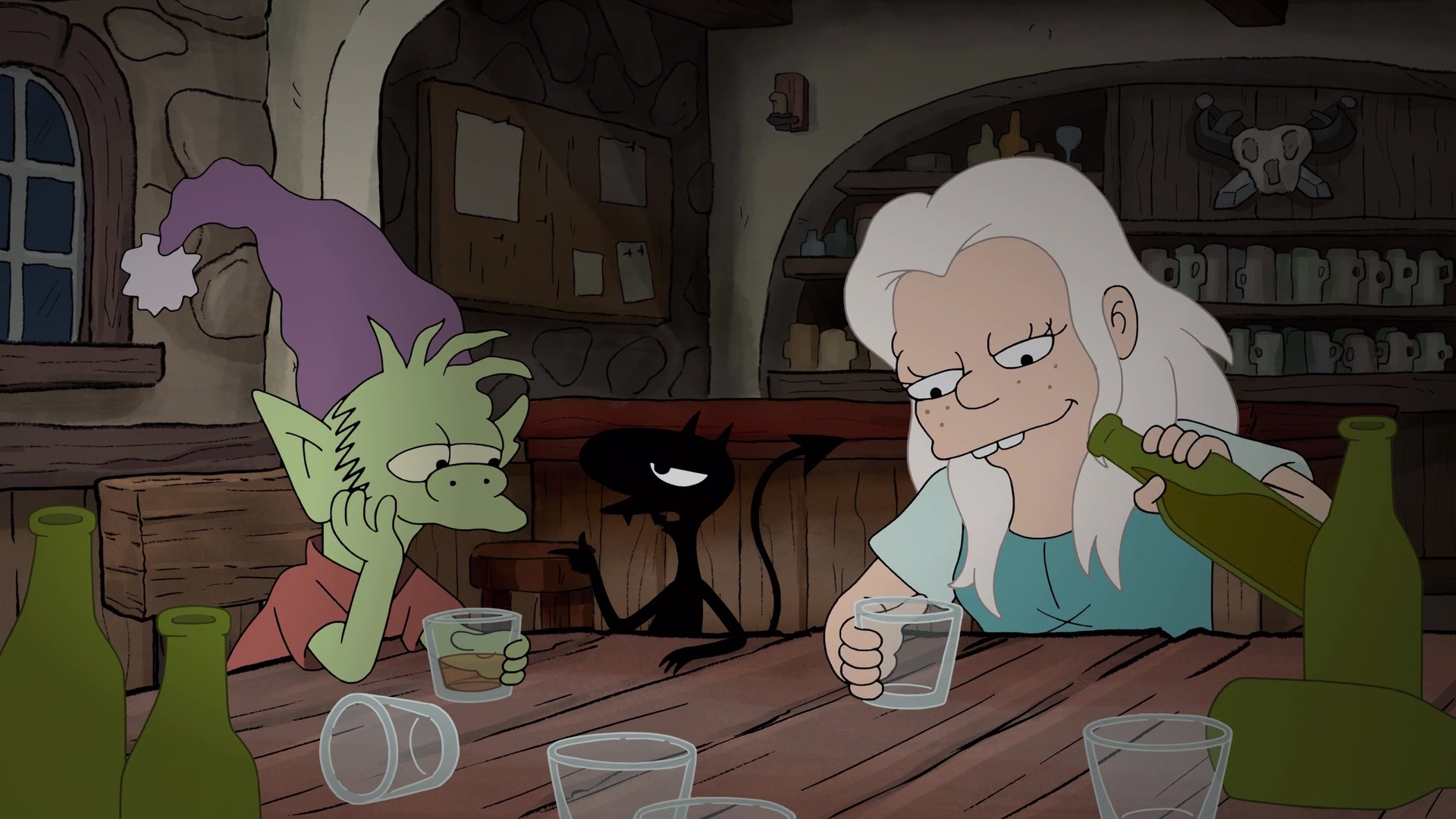 Disenchantment, Animated fantasy, Season 1, Fancaps, 1920x1080 Full HD Desktop