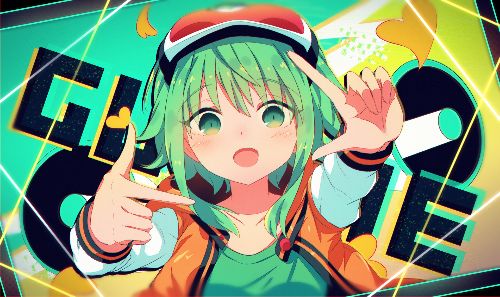 GUMI Vocaloid, Music sensation, Anime-inspired, Enchanting melodies, 1920x1140 HD Desktop