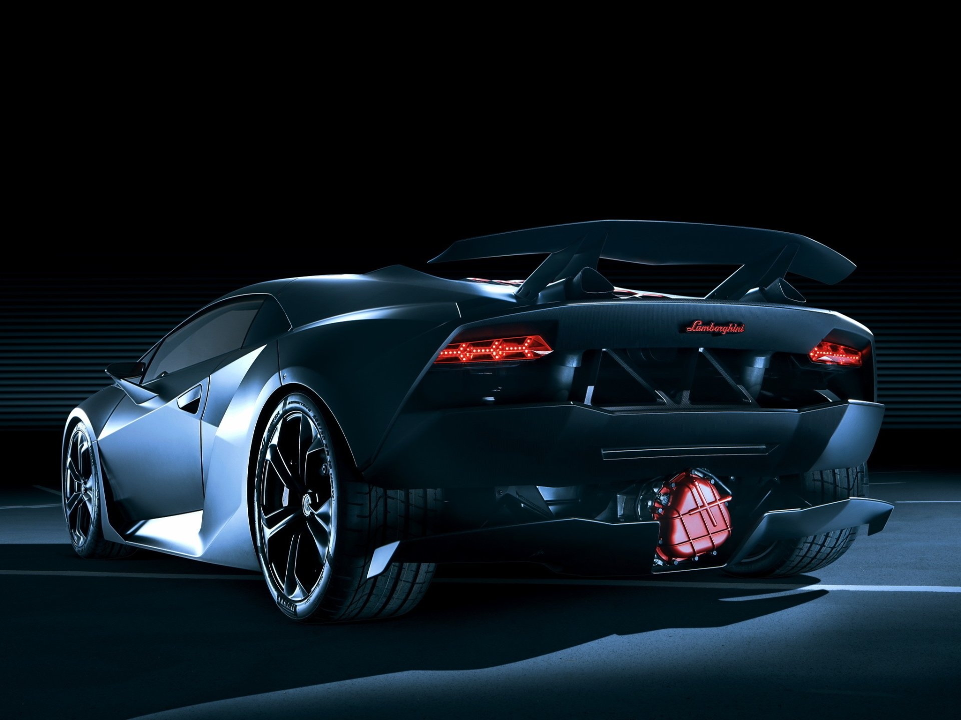 Back View, Lamborghini Sesto Elemento Wallpaper, 1920x1440 HD Desktop