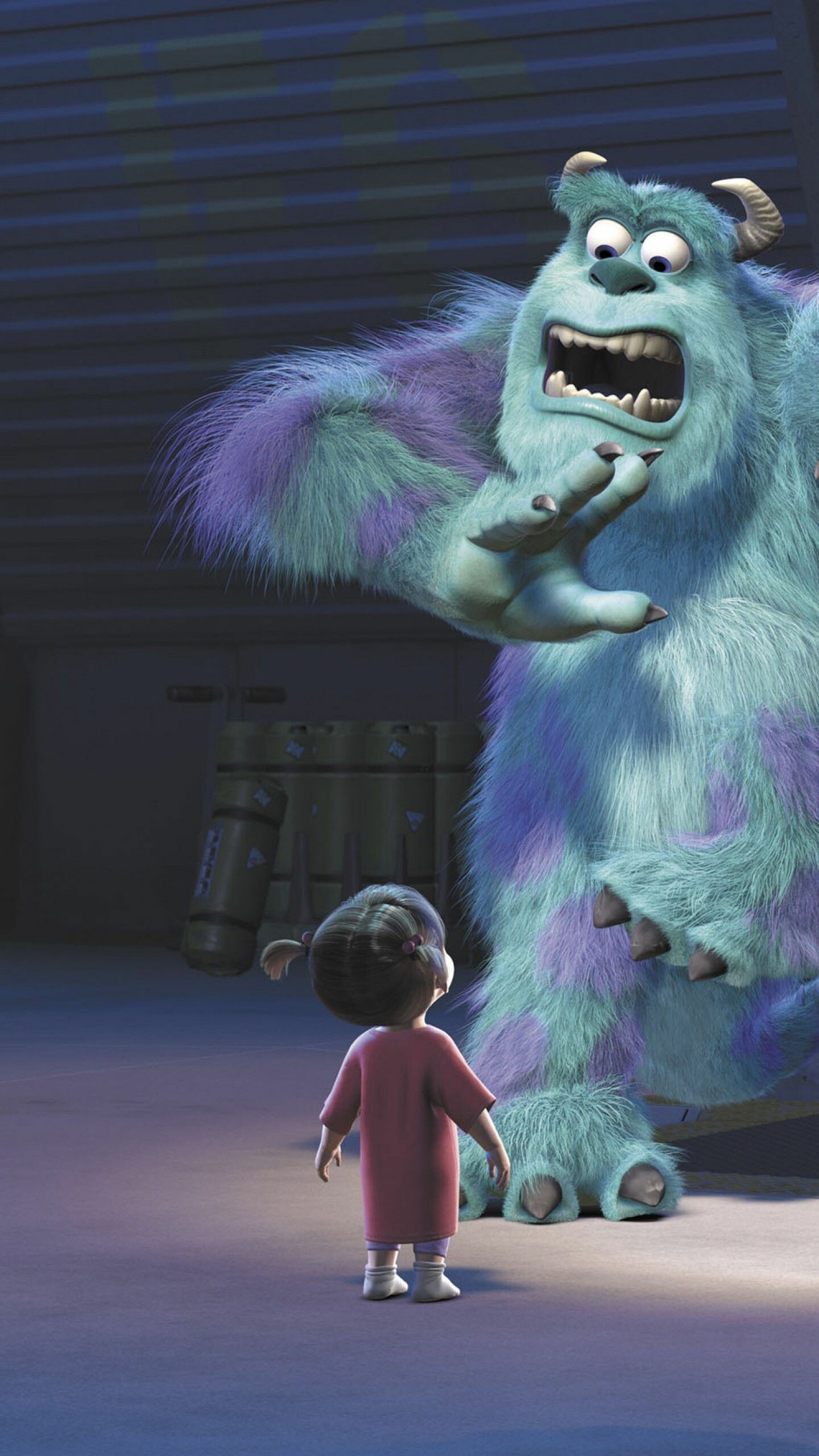 Boo and Sulley, Monsters, Inc. Wallpaper, 1440x2560 HD Phone