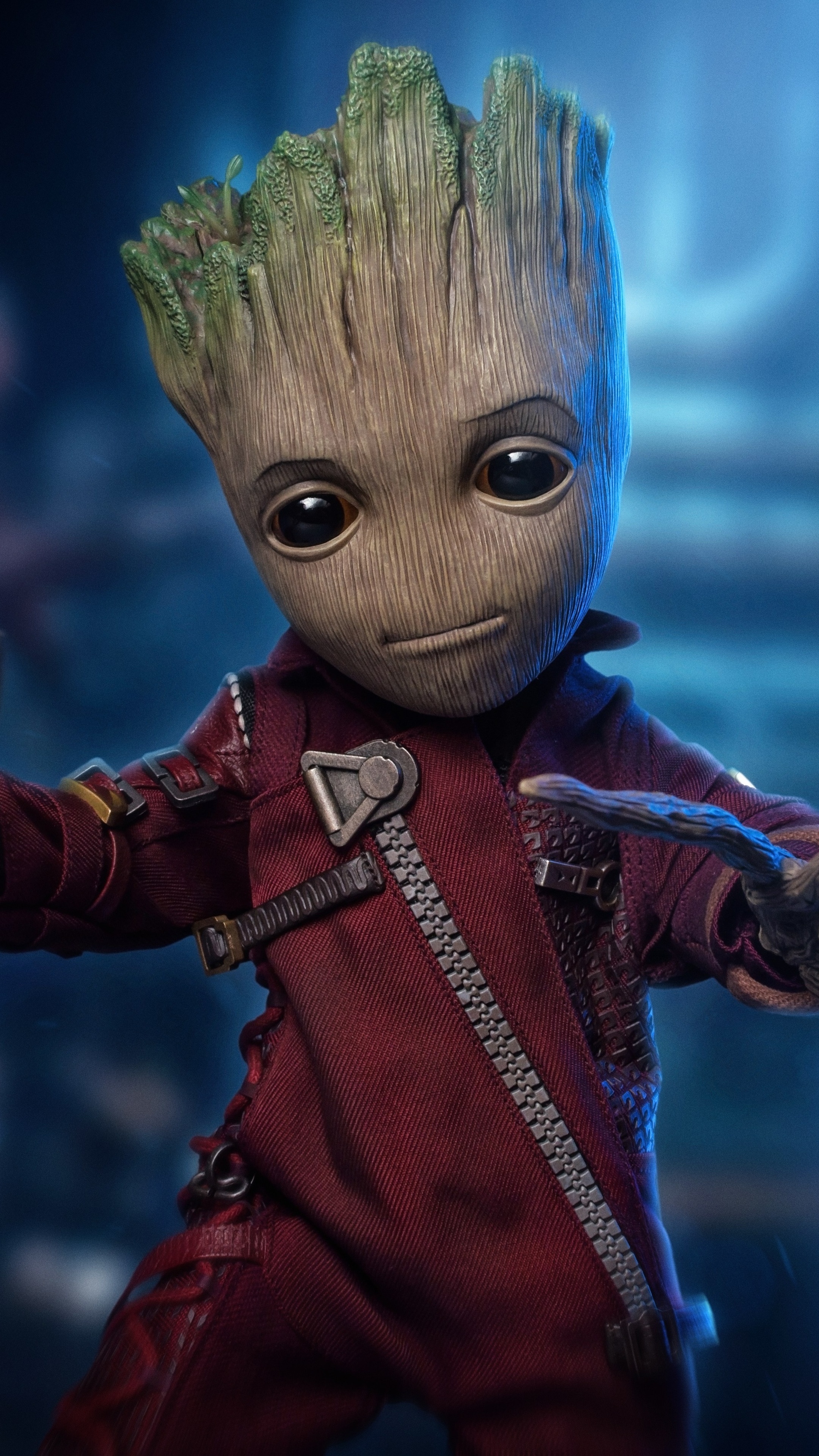 5K Baby Groot wallpaper, Sony Xperia high definition, Marvel Studios, Superhero character, 2160x3840 4K Phone