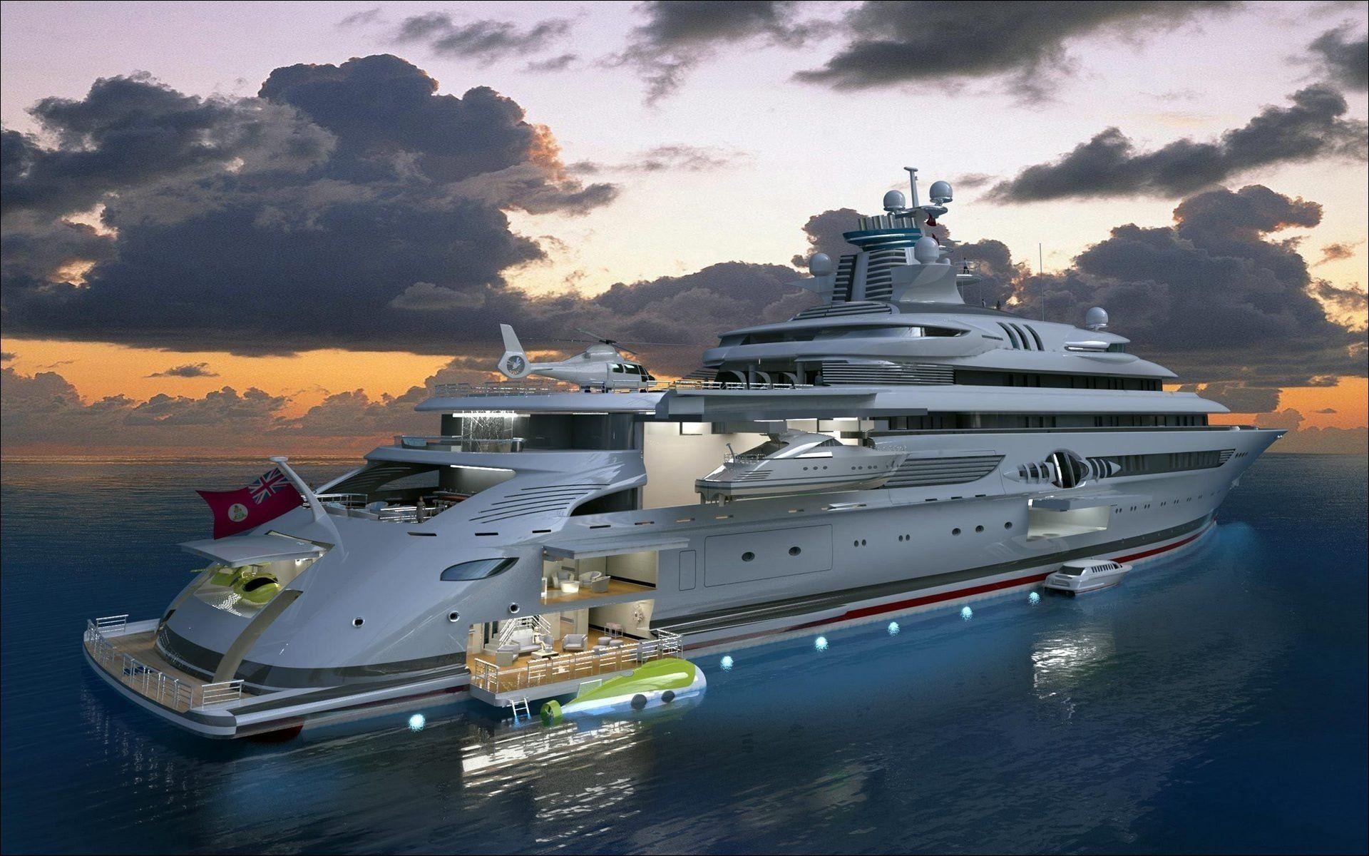 Luxury yacht, Top-tier elegance, Opulent lifestyle, Sophisticated design, 1920x1200 HD Desktop