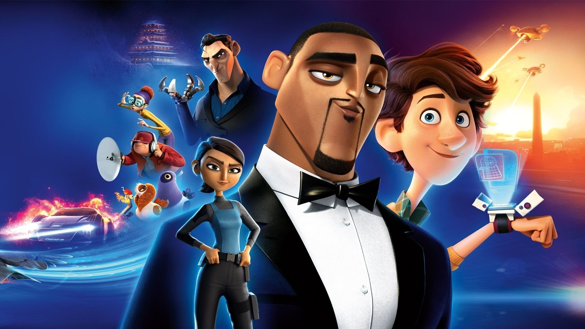 Spies in Disguise animation, Rakuten TV, 1920x1080 Full HD Desktop