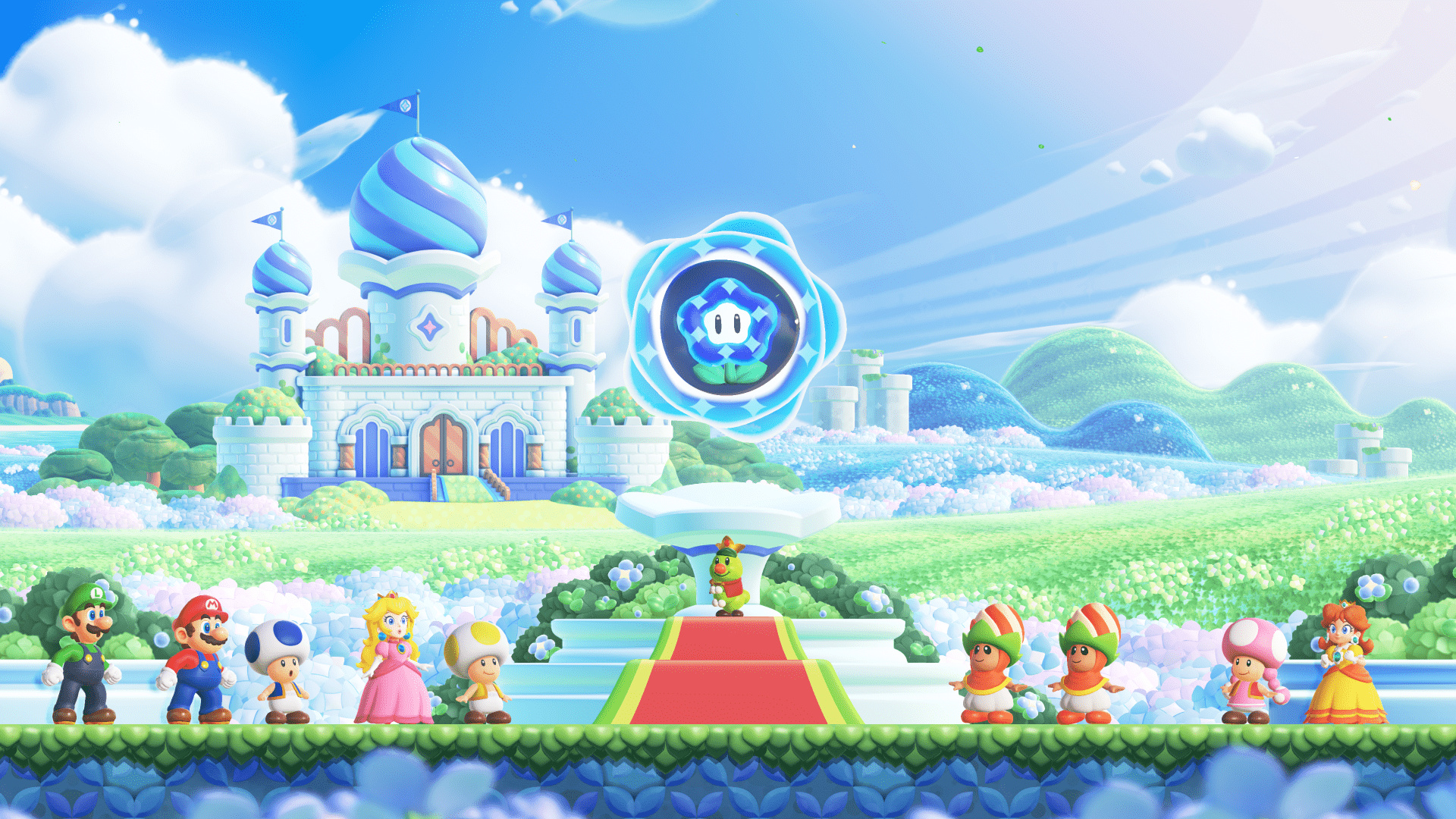 Super Mario Wonder, Mario Castle Wallpaper, 1920x1080 Full HD Desktop