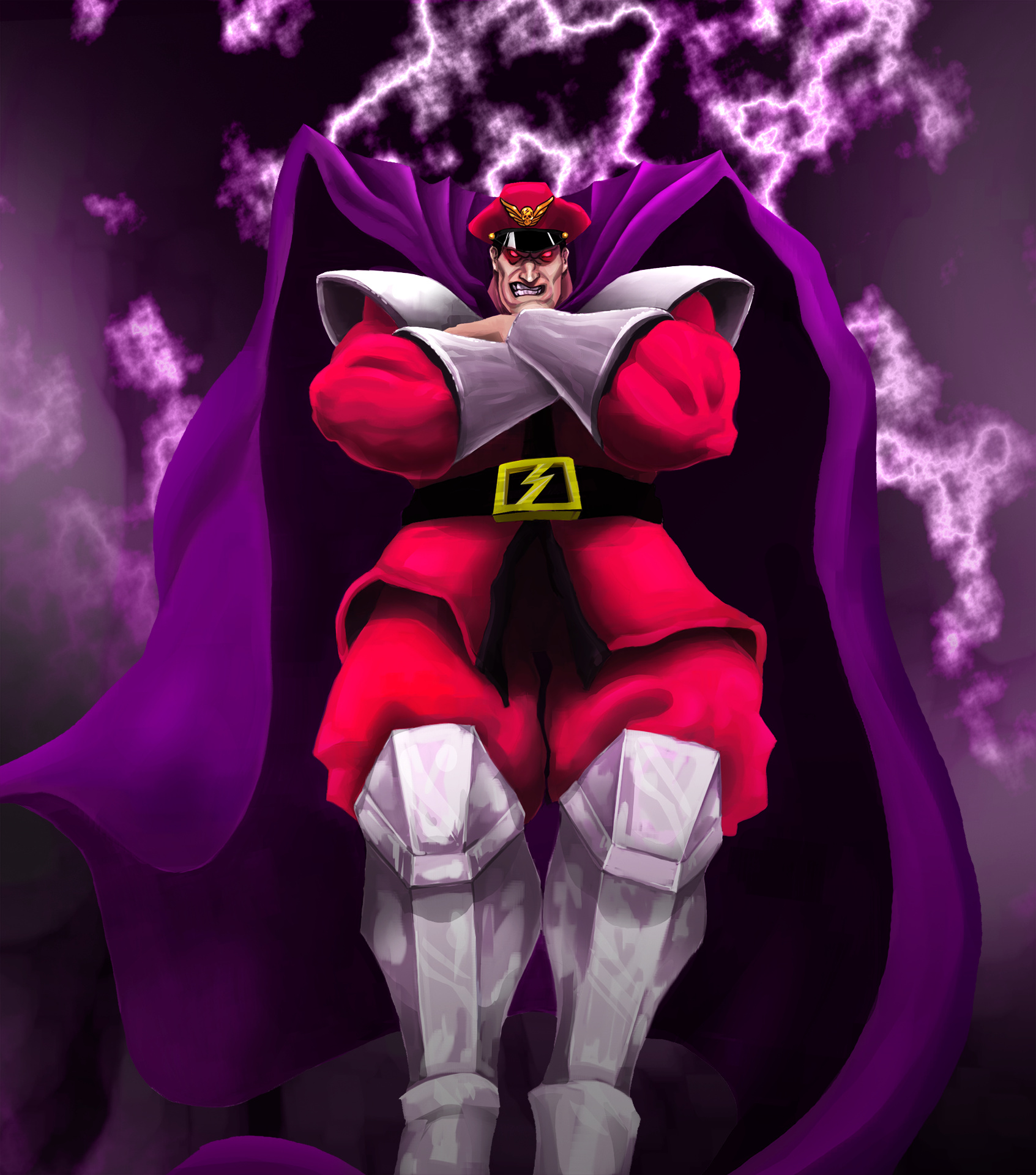 M. Bison, Free download, Art by o1dpain1ess, Unique wallpaper, 1700x1920 HD Phone