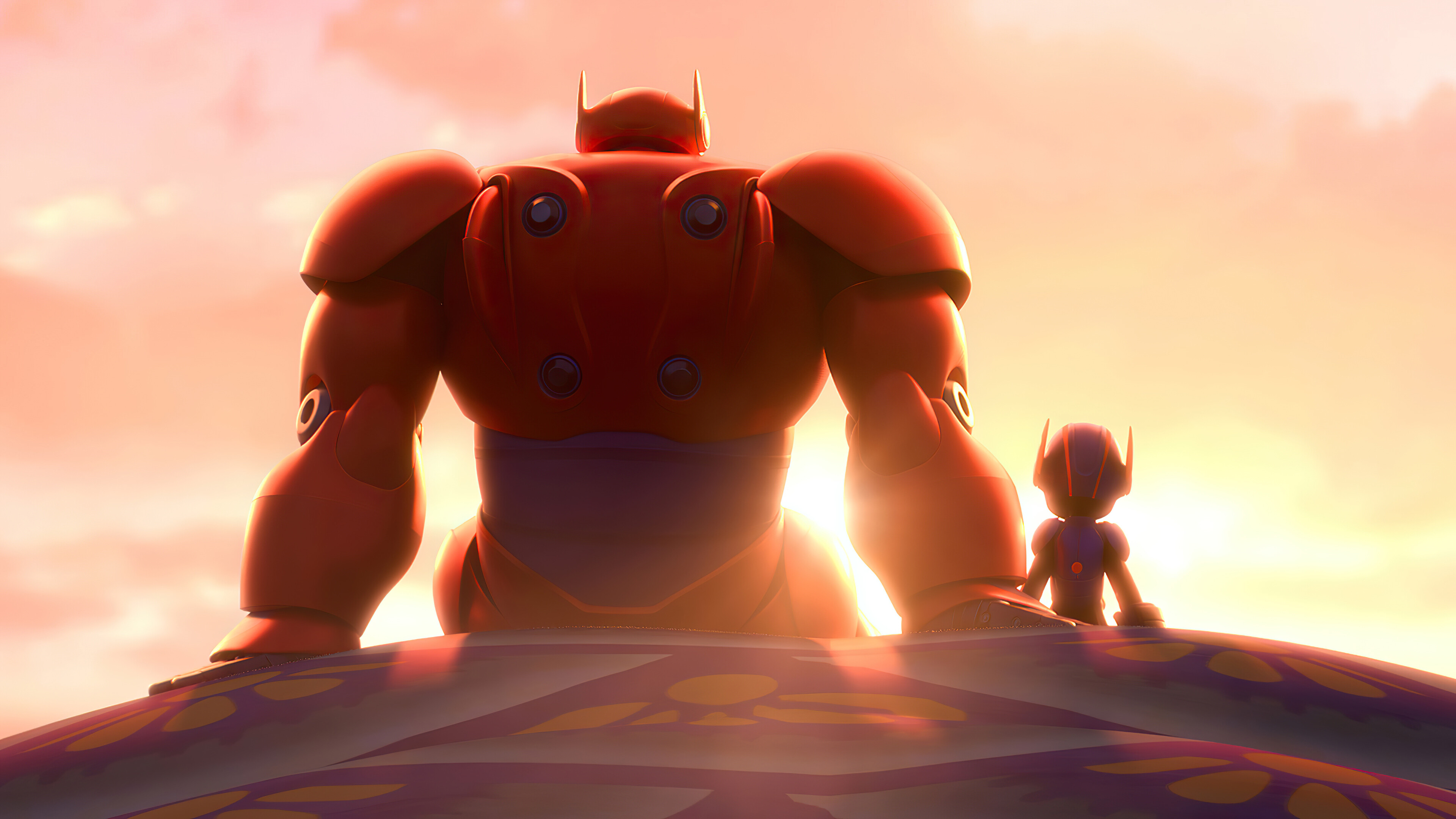 Big Hero 6, Movie art, Superhero team, Action-packed, 3840x2160 4K Desktop