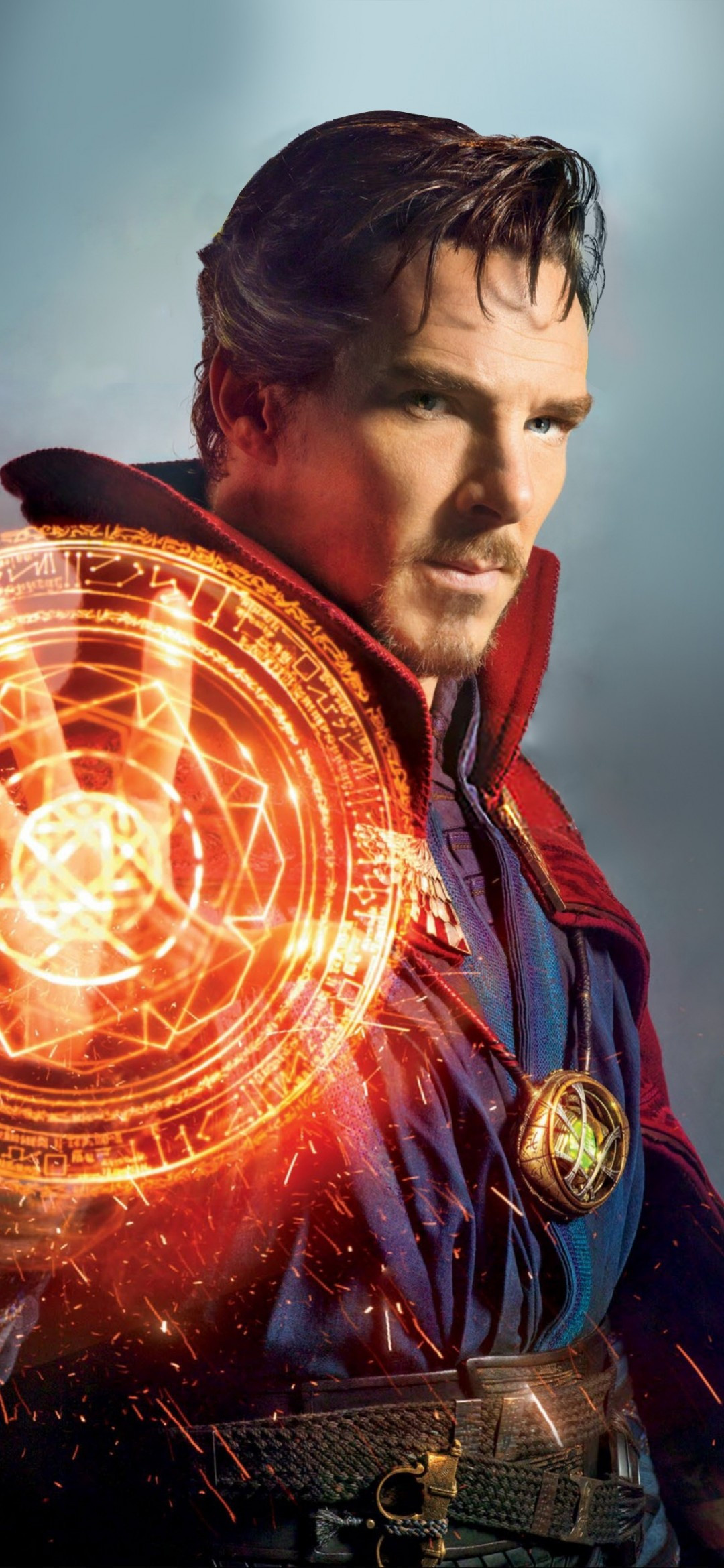 Doctor Strange, Magic cape, Benedict Cumberbatch, Marvel wallpapers, 1080x2340 HD Phone