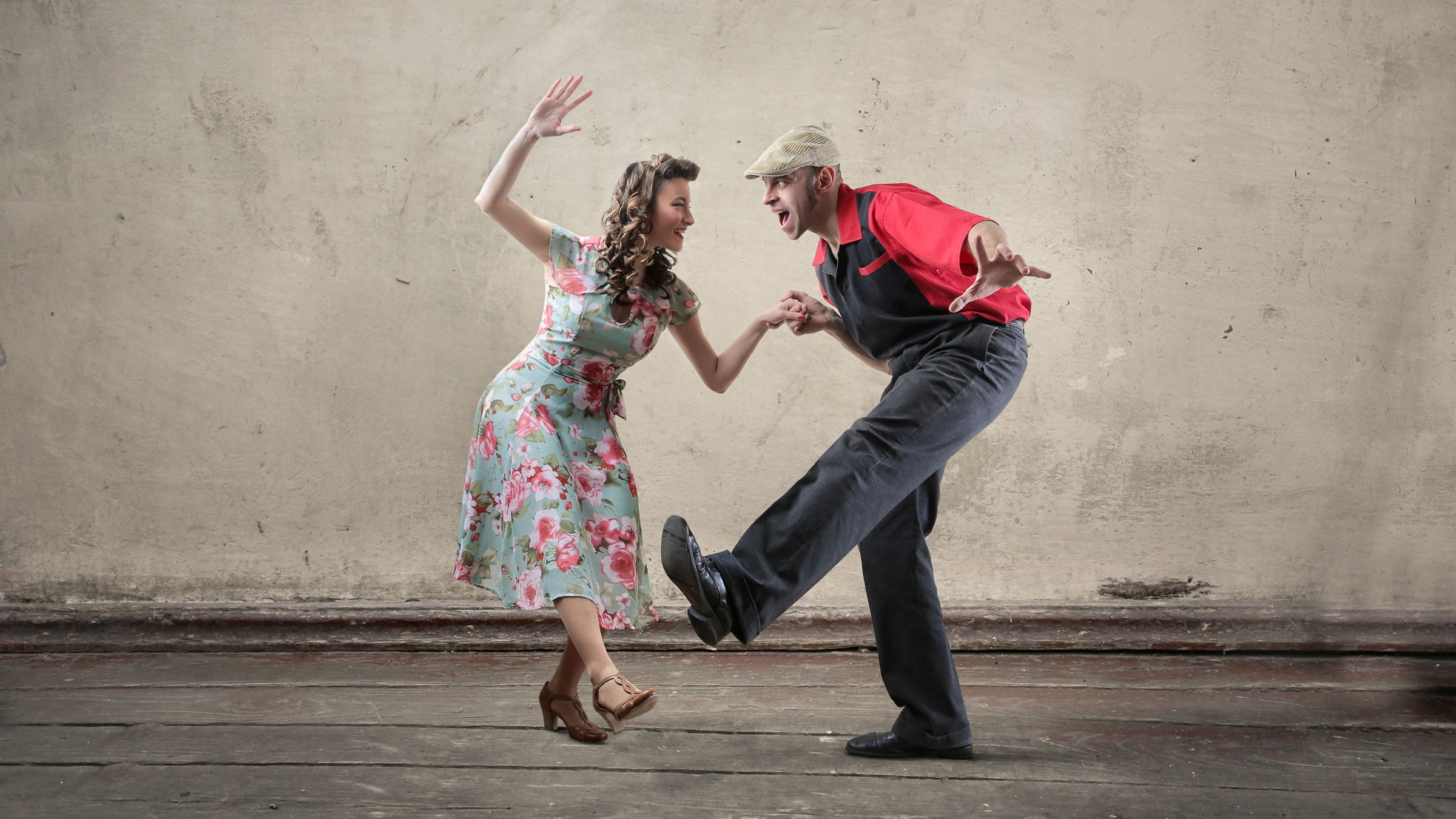 Rock and Roll Dance, Couple dancing, Rock and roll, 2400x1350 HD Desktop