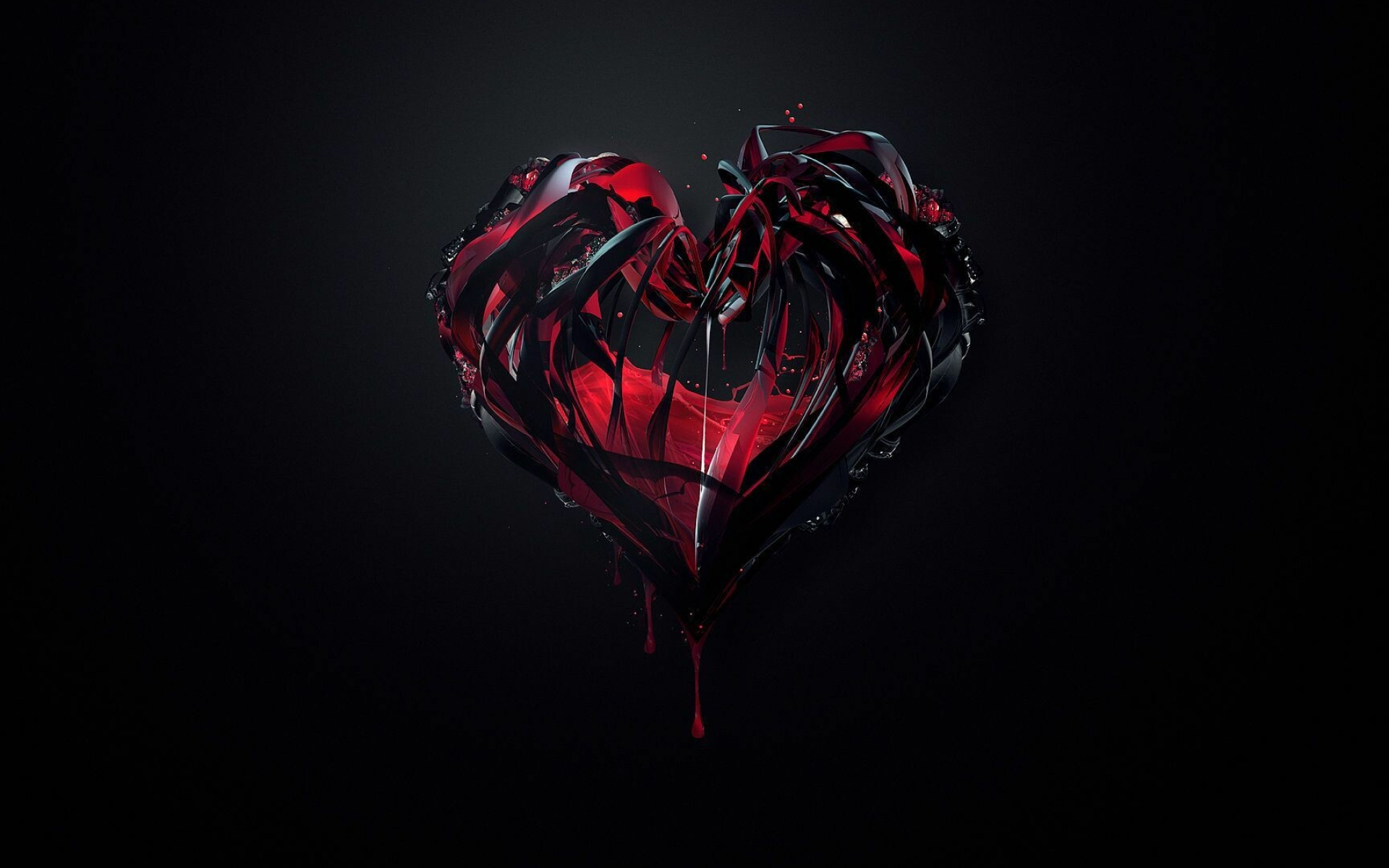 Dark Heart, Broken, Wallpapers, Free, 1920x1200 HD Desktop