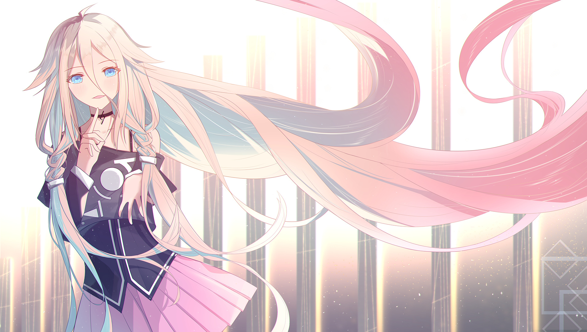 IA Vocaloid, Vocaloid wallpaper, Music background, Anime girls, 1920x1090 HD Desktop