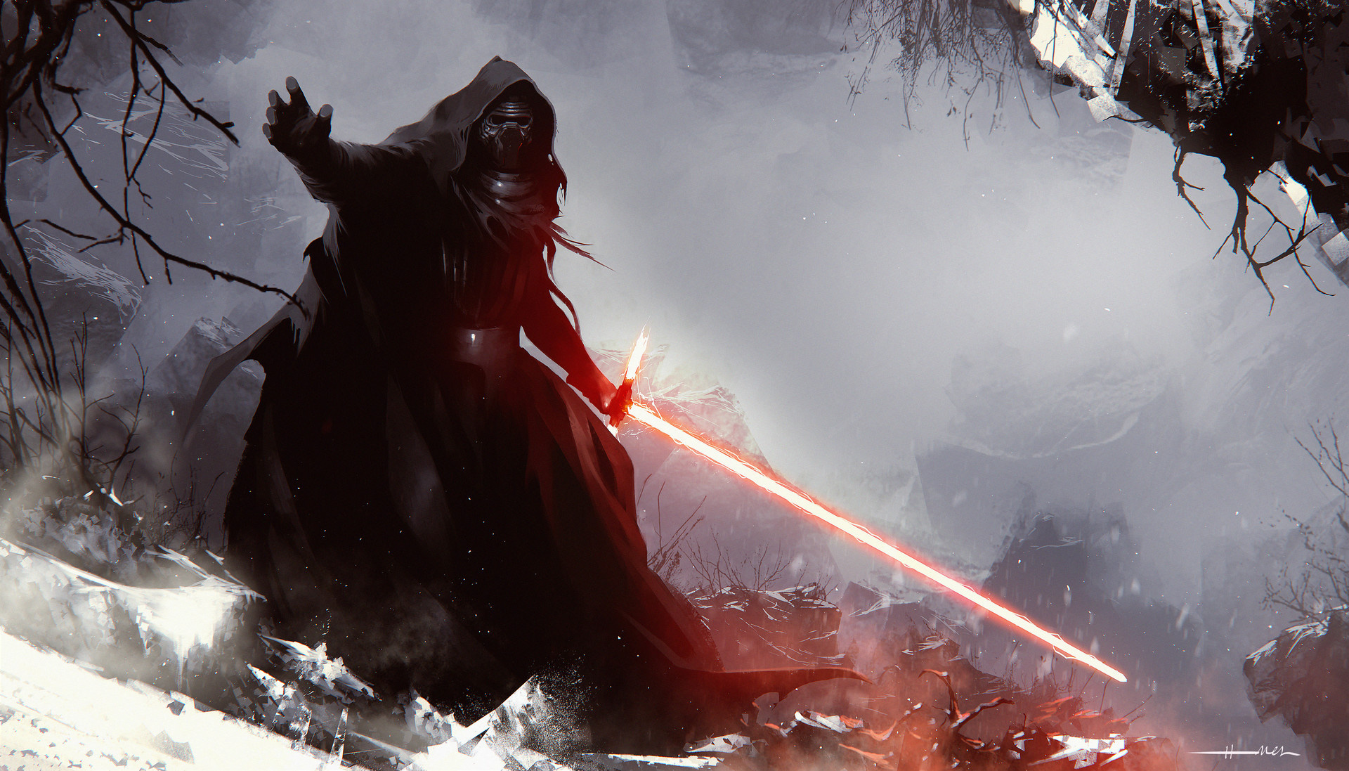 Knights of Ren, Movies, Star Wars, Epic battle, 1920x1100 HD Desktop