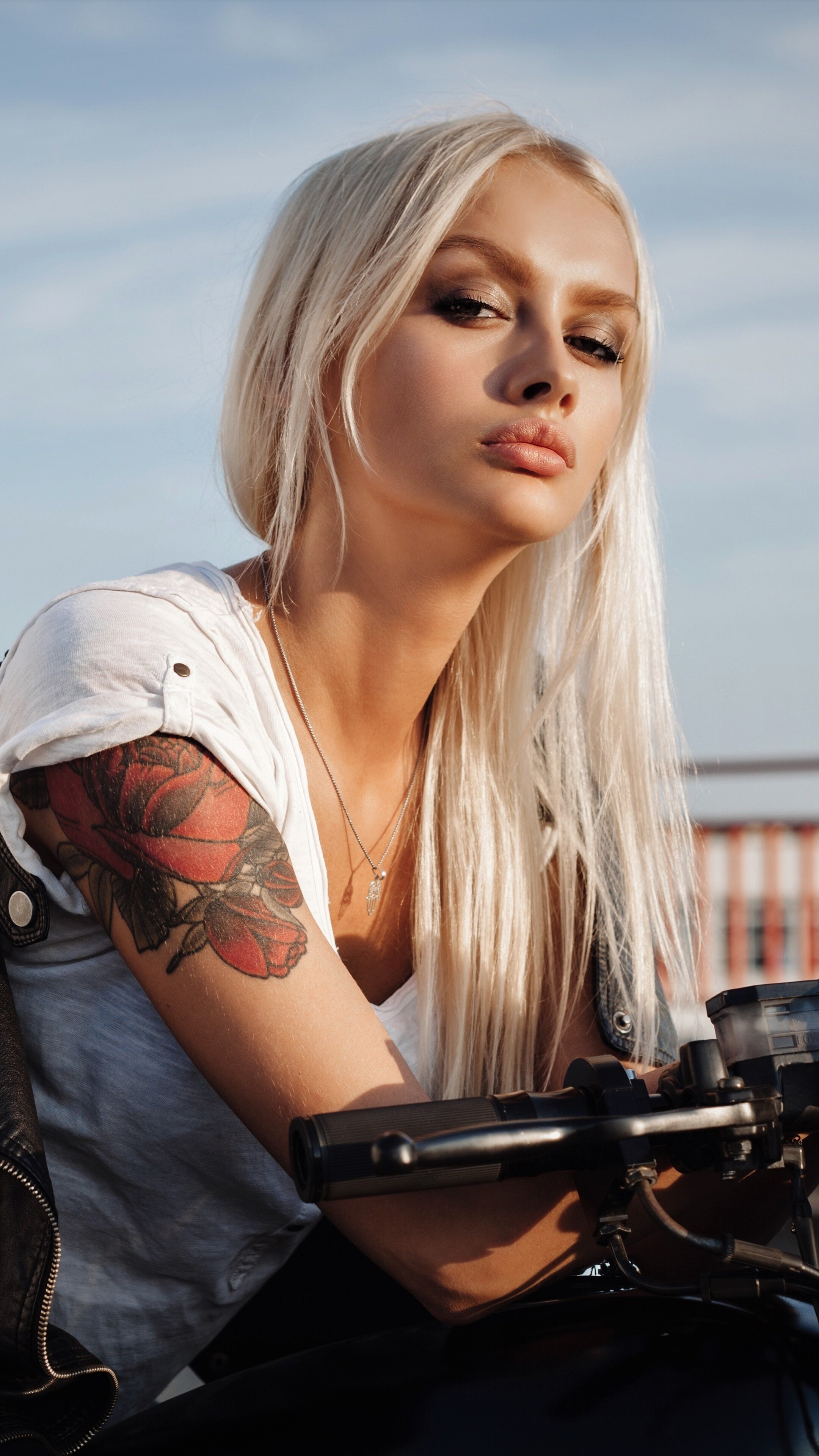 Tattoo girl wallpaper, Unique style, Artistic expression, Individuality, 2160x3840 4K Phone