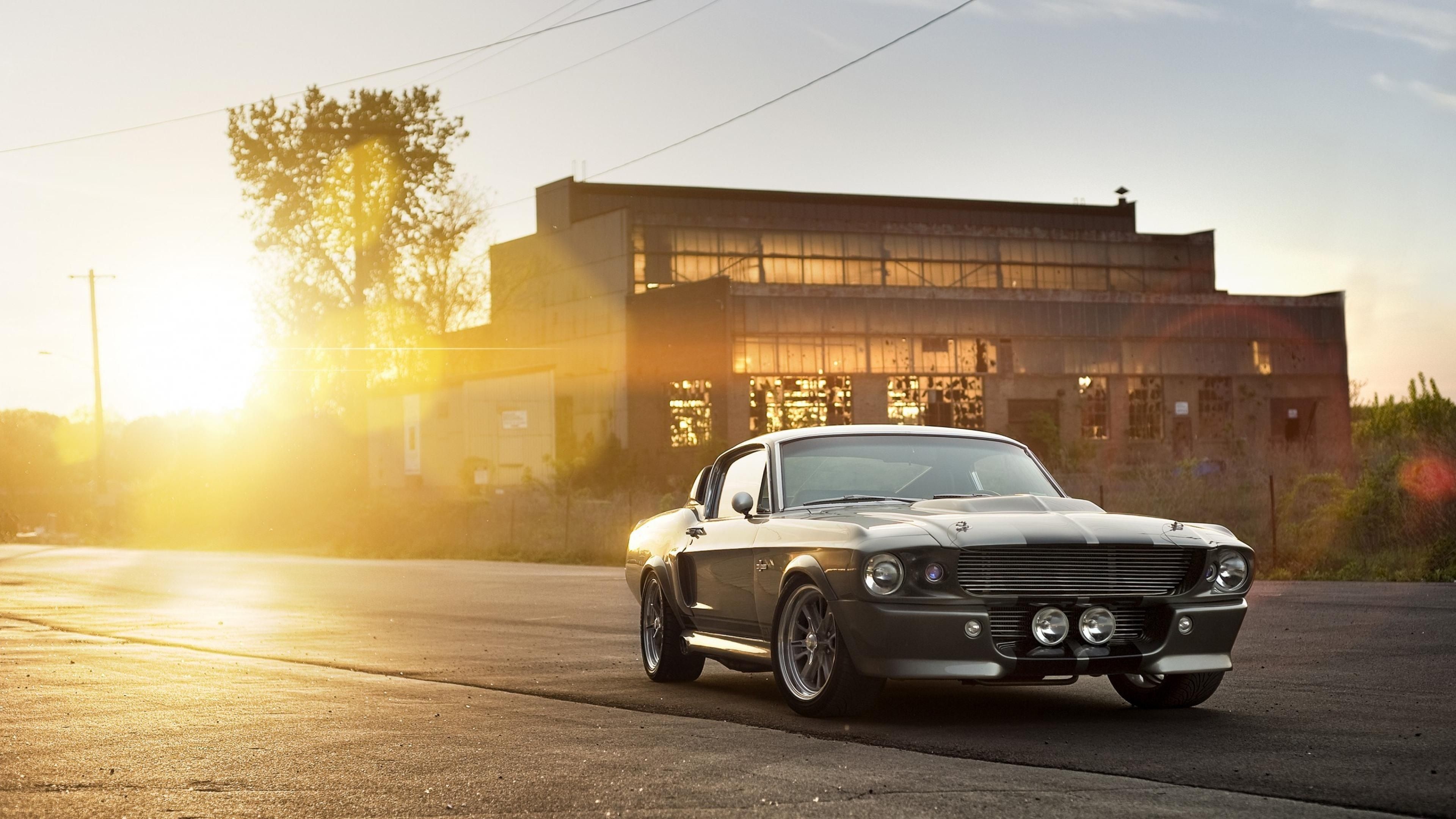 Sunset, Shelby GT Eleanor Wallpaper, 3840x2160 4K Desktop