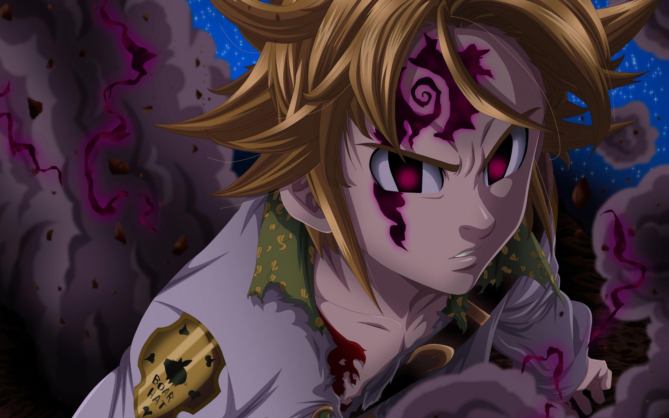 Meliodas, Demon form, Popular wallpapers, Deadly sins backgrounds, 2560x1600 HD Desktop