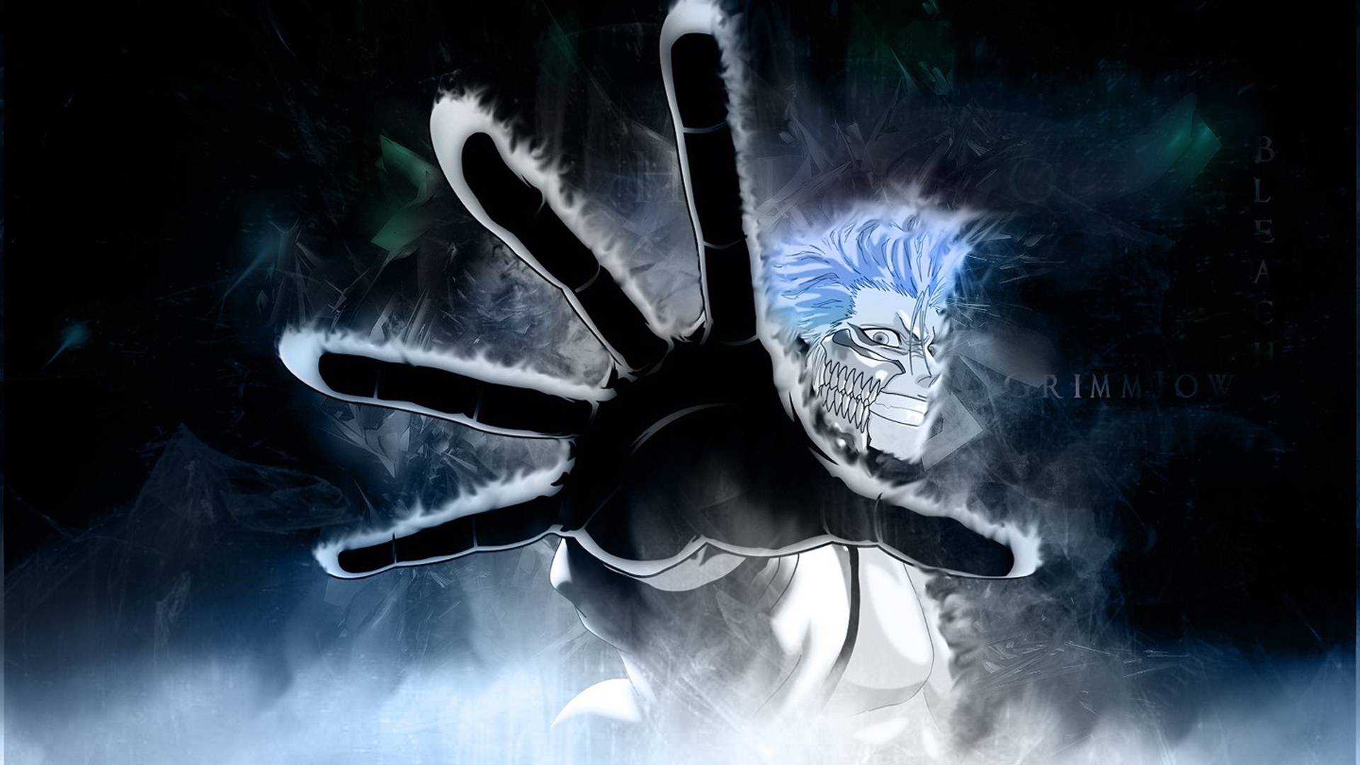 Grimmjow Jaggerjack, Vibrant wallpapers, Anime antagonist, Dynamic poses, 1920x1080 Full HD Desktop